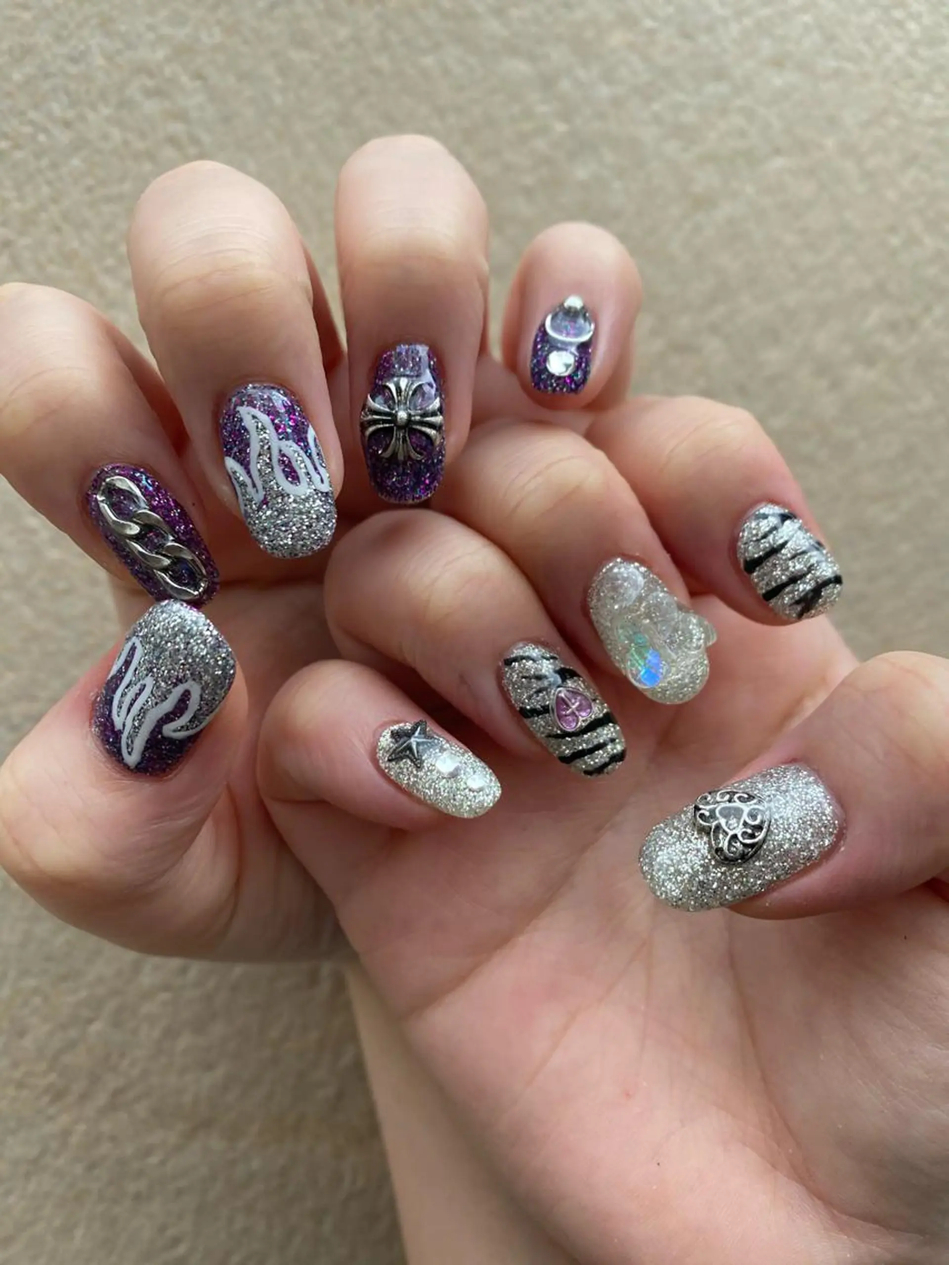 ロング カラー ヘアアレンジ ネイル マツエク・マツパ 💠AYANE /吉祥寺💠のマツエク・マツパデザイン