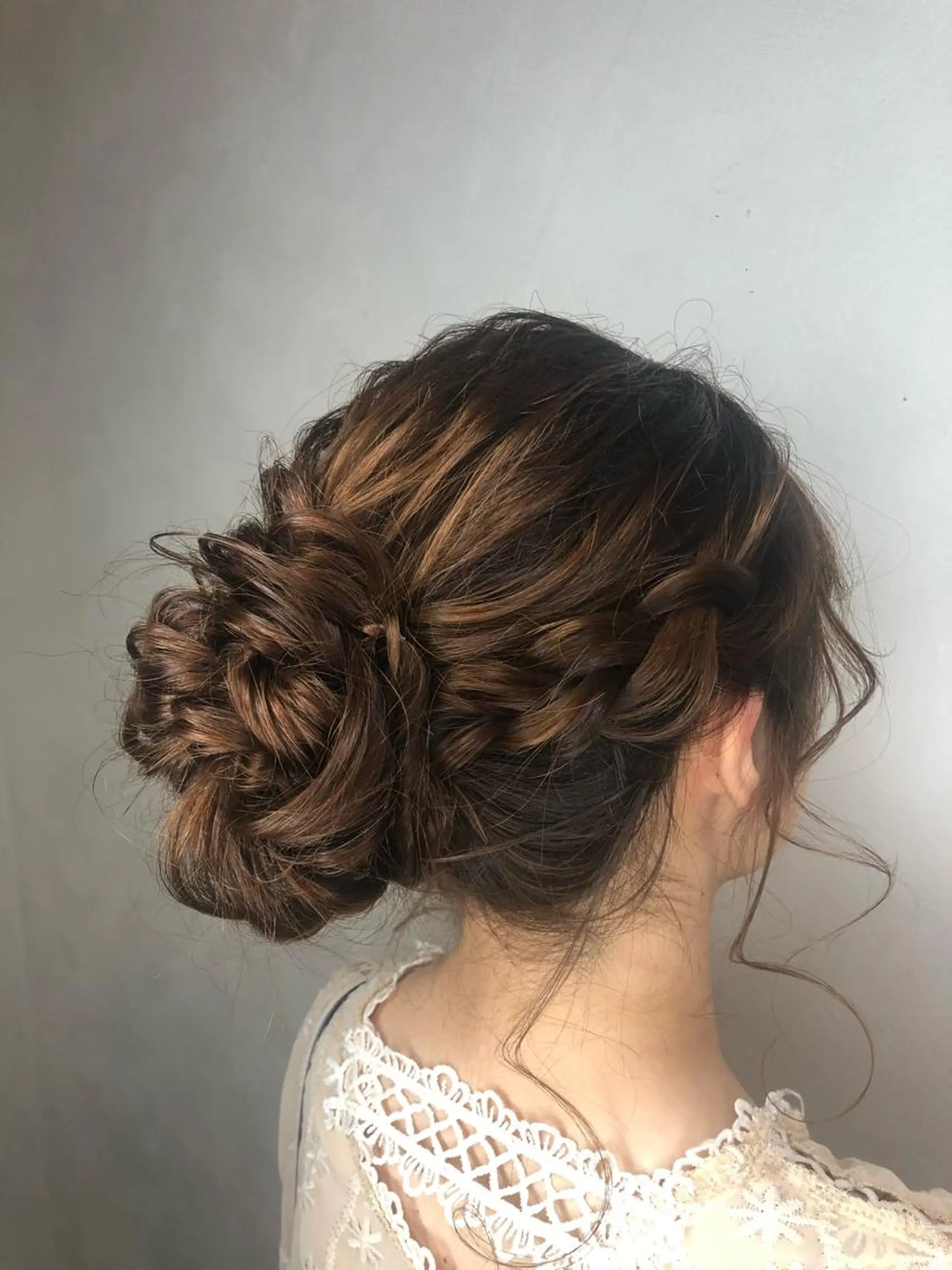 セミロング ヘアアレンジ Birth& Bloom【さあや】のヘアスタイル