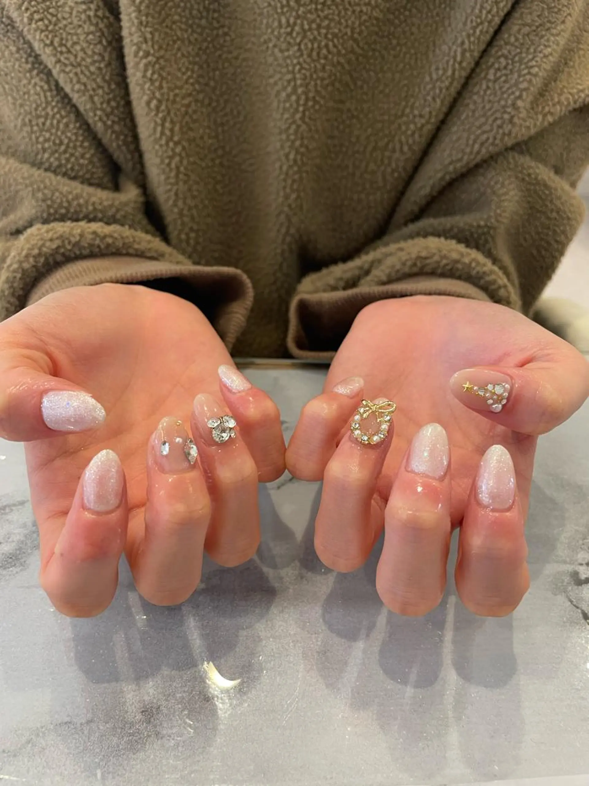 ネイル 束感まつ毛/ネイル/ LED♥KIRARAのマツエク・マツパデザイン