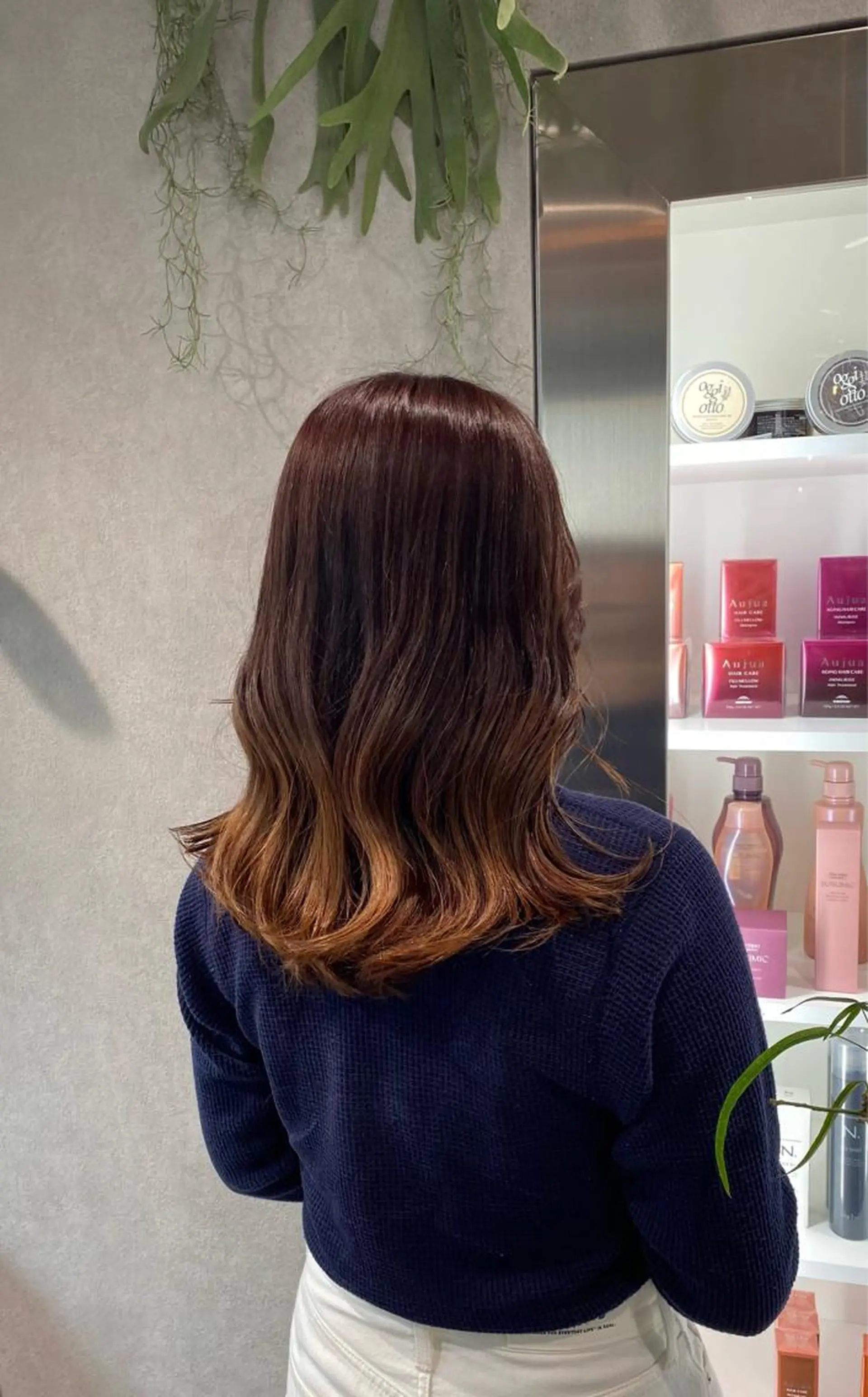 ミディアム カラー ブリーチ ヘアカラー お洒落カジュアル🍃 まなとのヘアスタイル