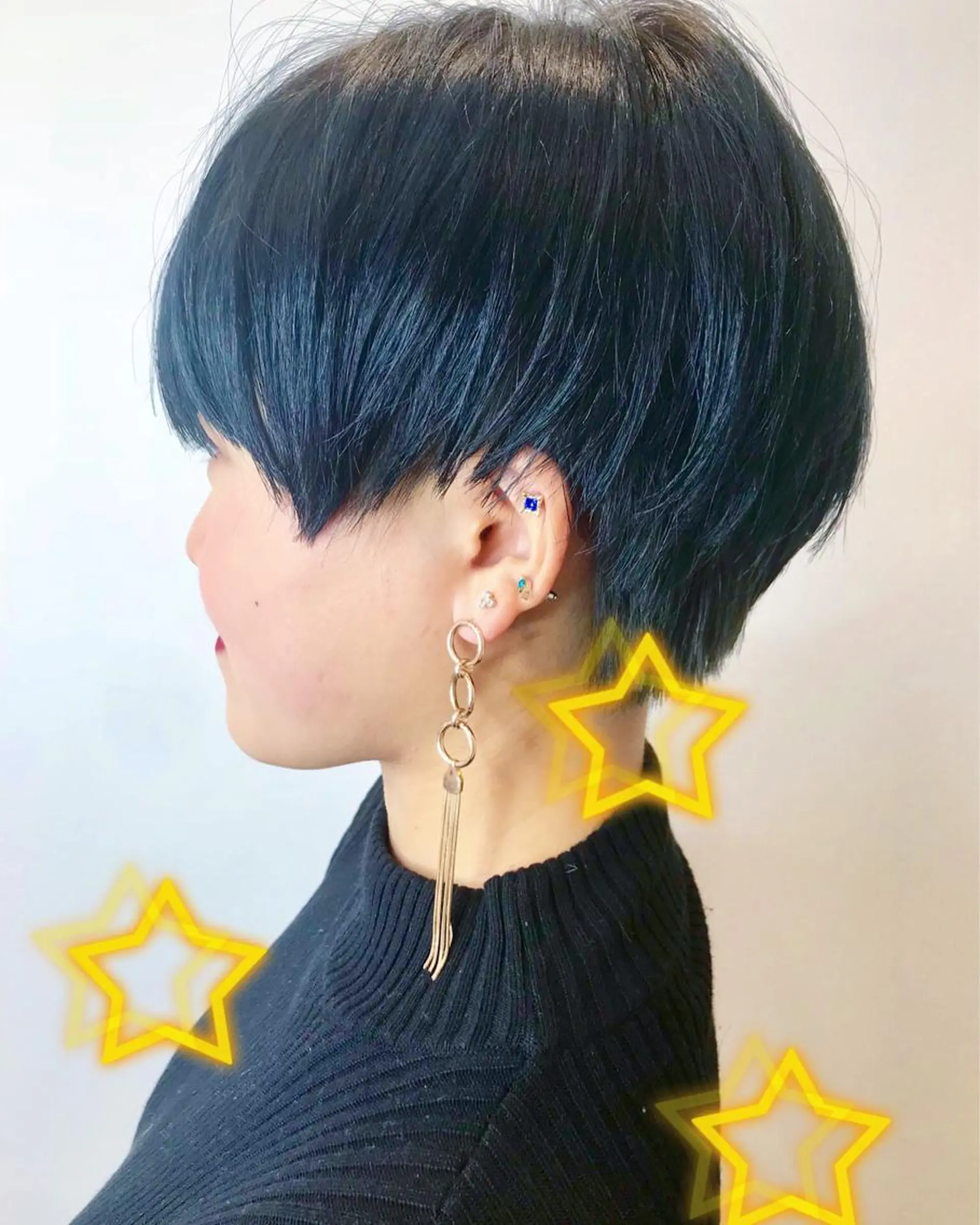 カラー ネイビーカラー 新宿駅近♡個室 ♡関口三都季🌜のヘアスタイル