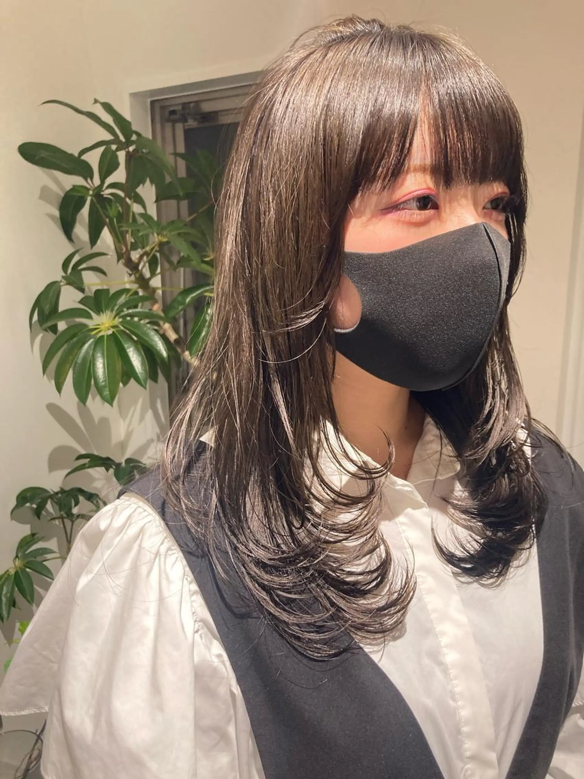 ロング レイヤーカット 佐伯 和佳のヘアスタイル