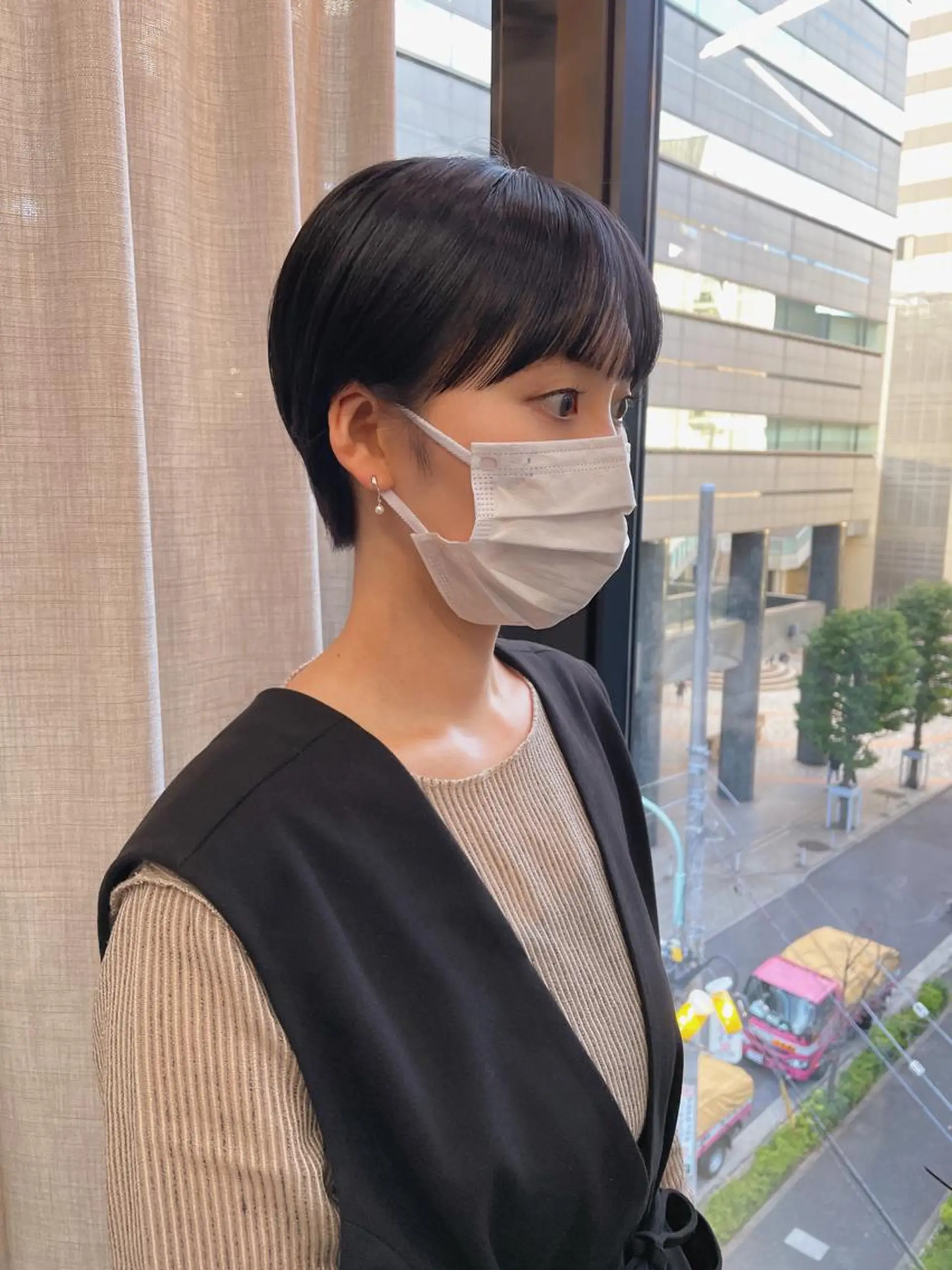 ショート ヘッドスパ 石上 沙也香のヘアスタイル