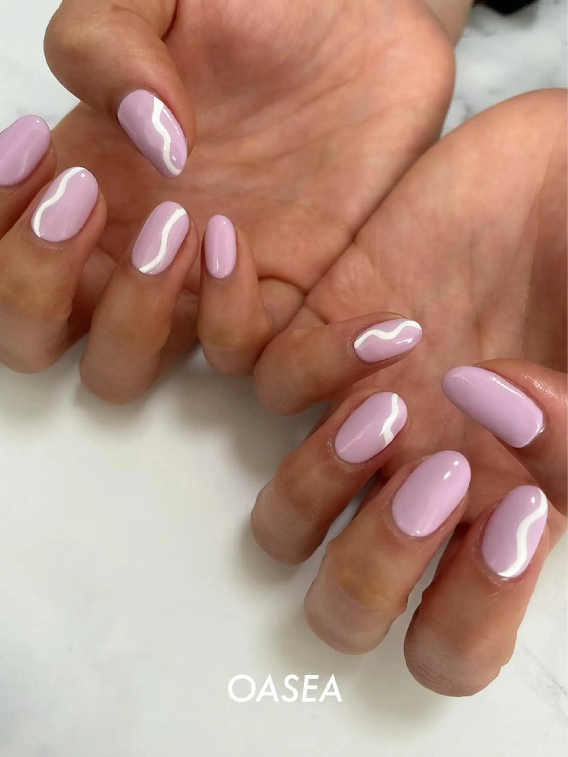 ネイル アートネイル ハンドネイル 🌞💜 KAORI 🌴のネイルデザイン