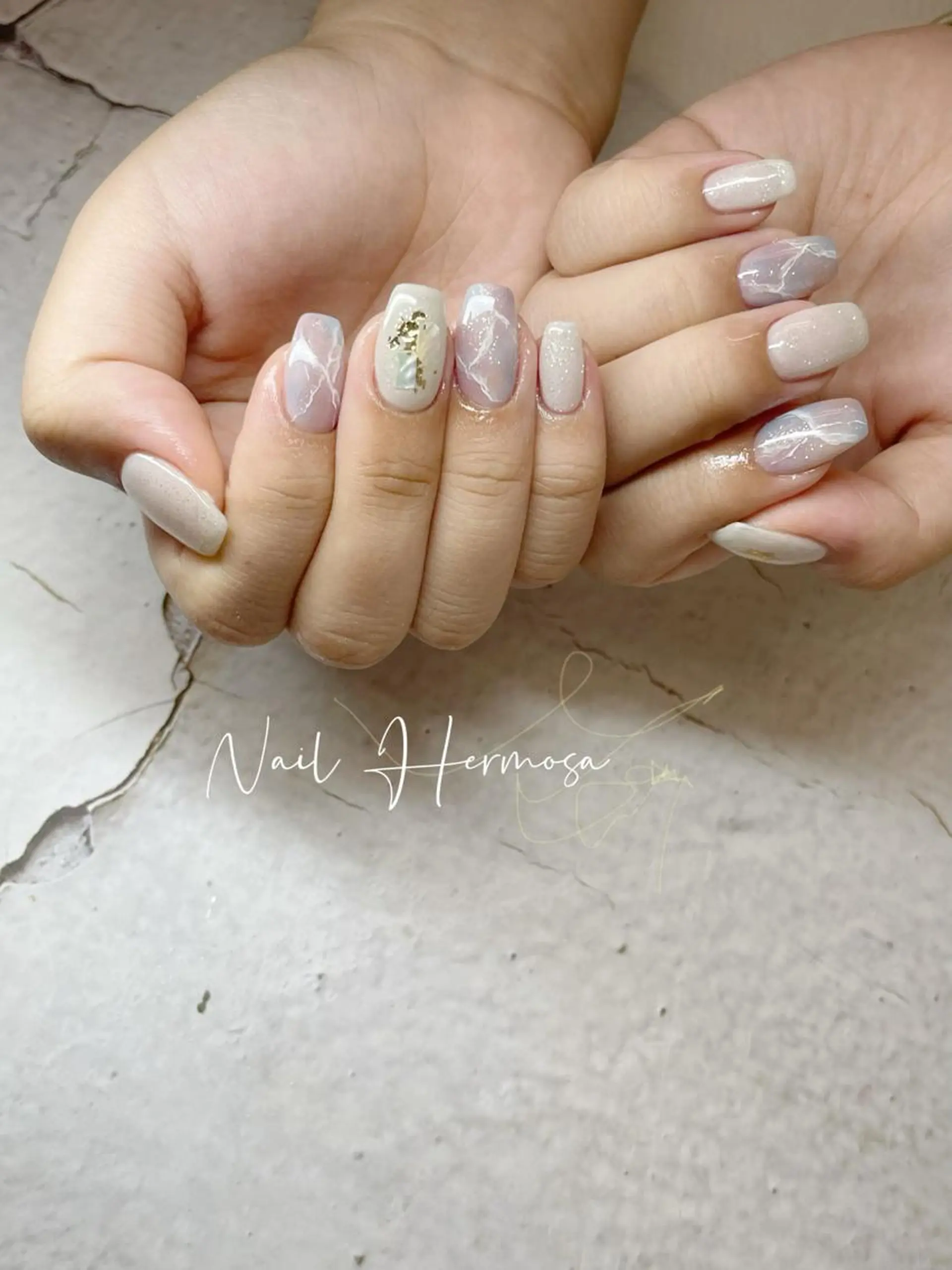 ネイル 桜ネイル 長さ出し フラッシュネイル フラワーネイル フットネイル ハンドネイル ネイル エルモサのネイルデザイン