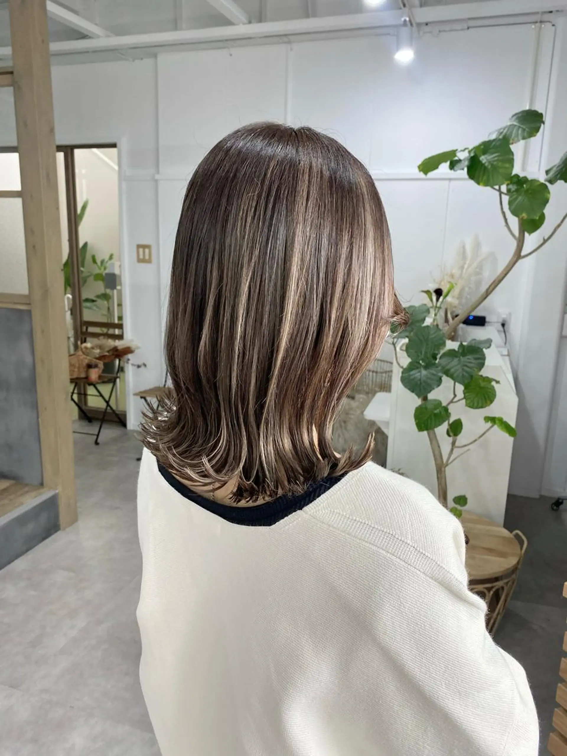ミディアム カラー ヘアアレンジ ひなの .のその他イメージ