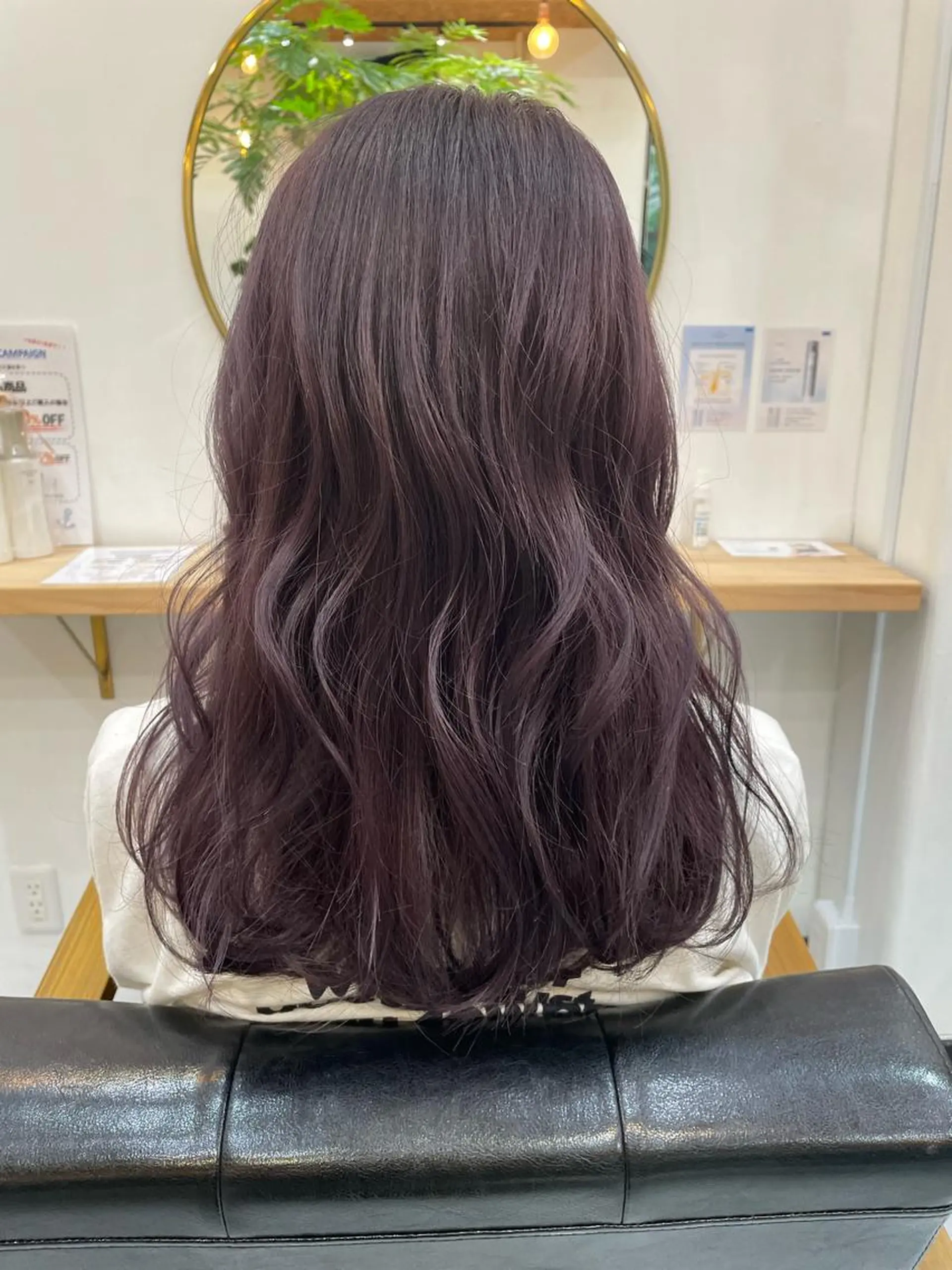 セミロング カラー 高梨 菜々のヘアスタイル
