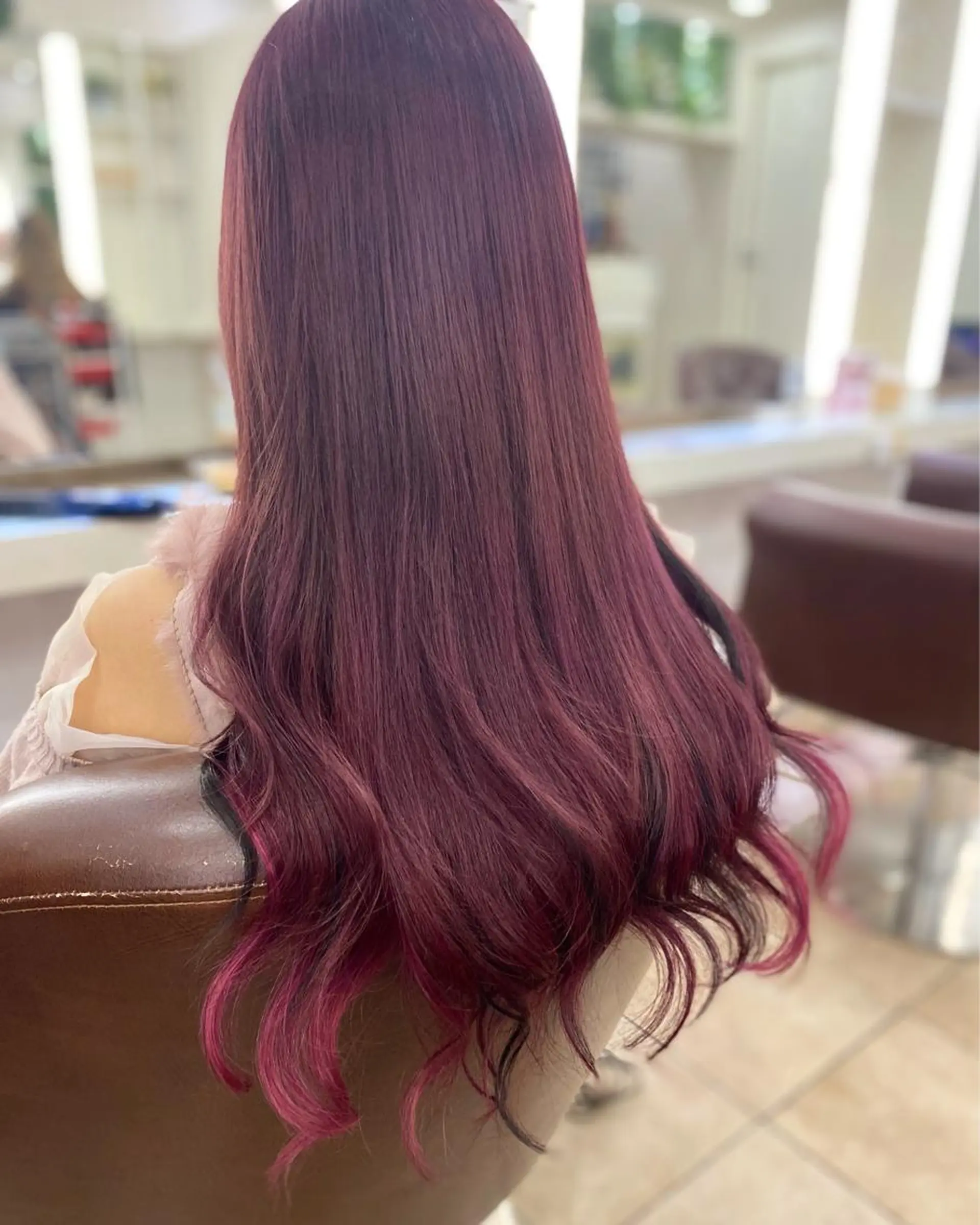 セミロング カット ヘアカラー トリートメント エクステ 🦋 SHION 🦋のヘアスタイル