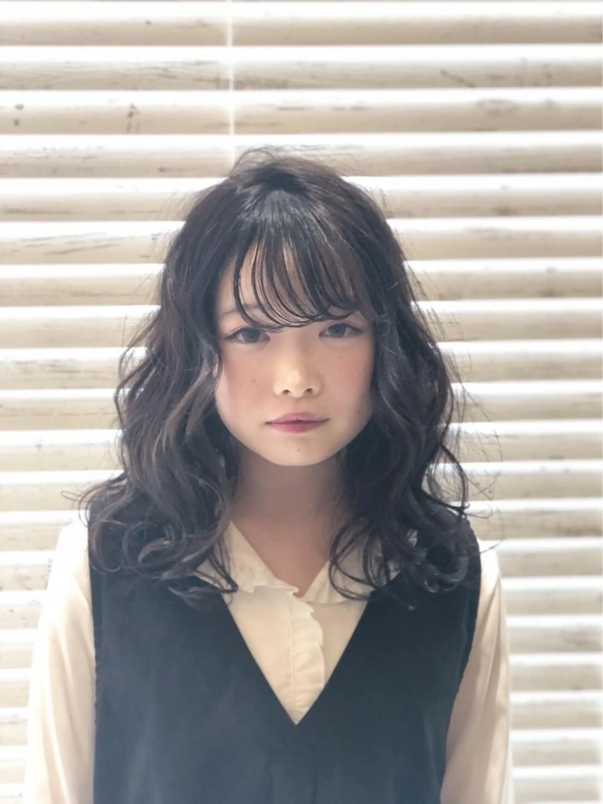 セミロング カラー カット ヘアカラー トリートメント 関口 友行のヘアスタイル