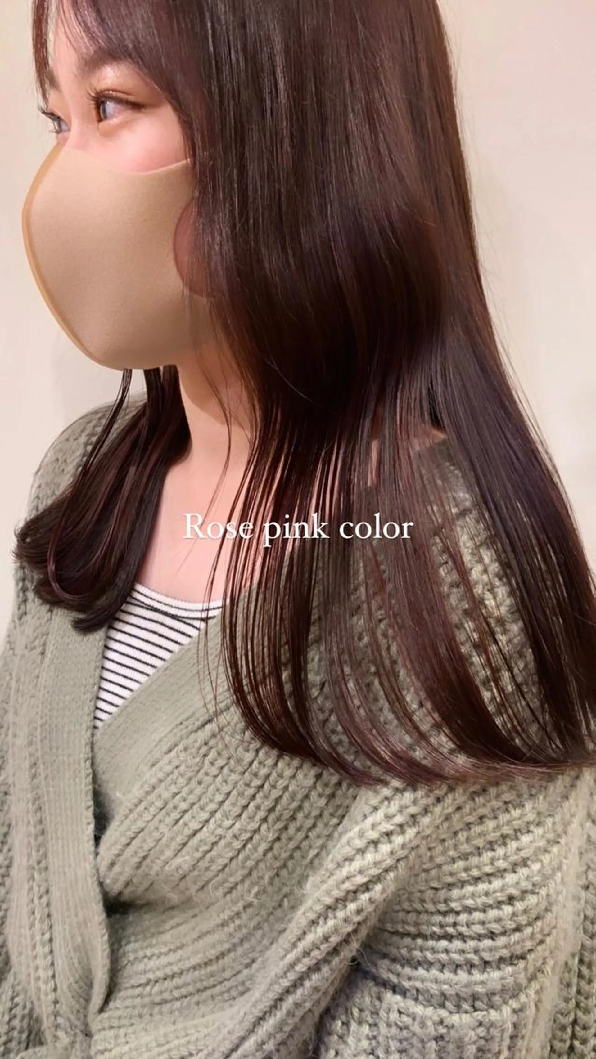 ロング 落合希 Olivebeigeのヘアスタイル