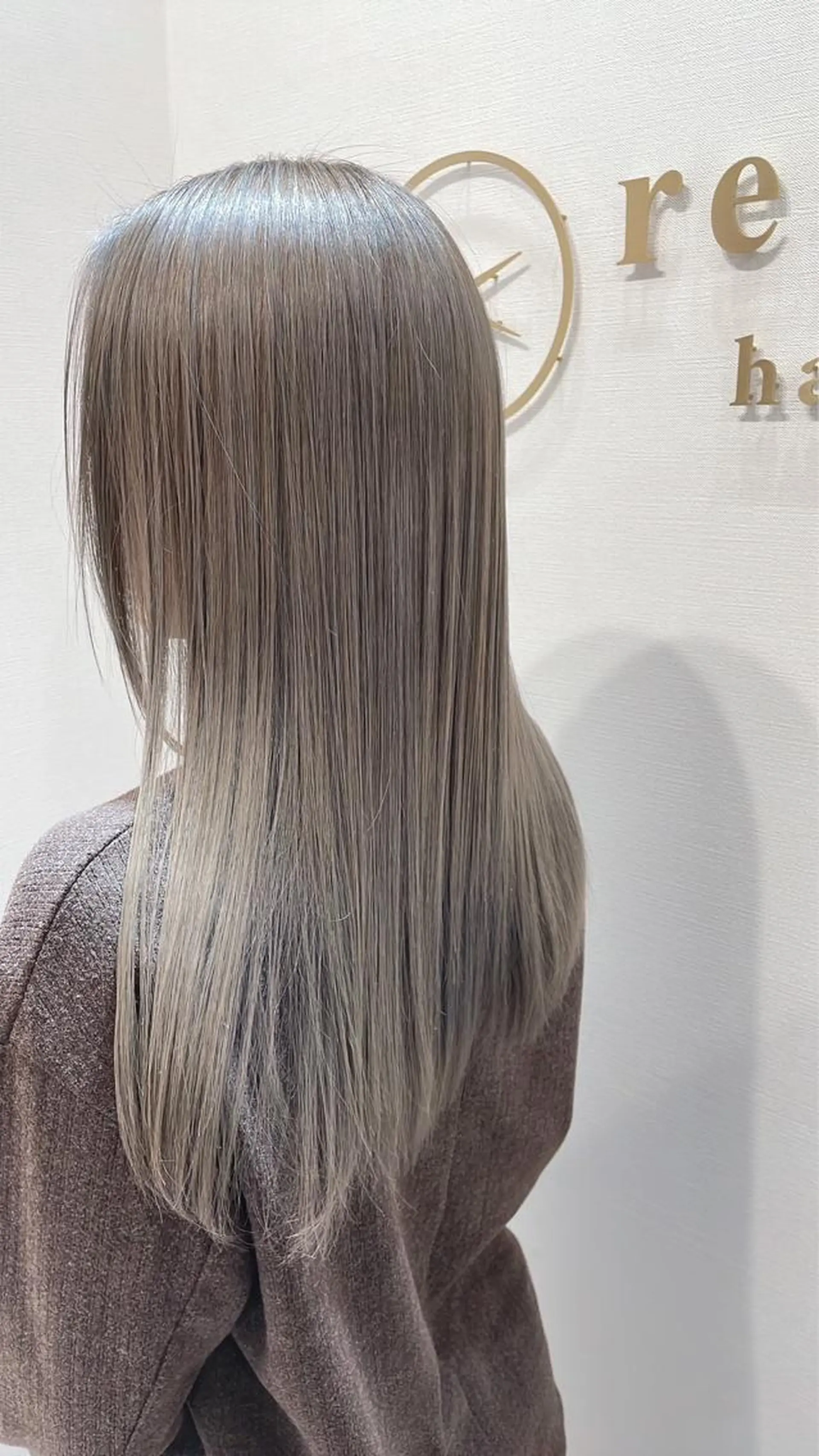 ロング カラー ヘアアレンジ キッズ 横浜関内髪質改善 re:Magoのヘアスタイル