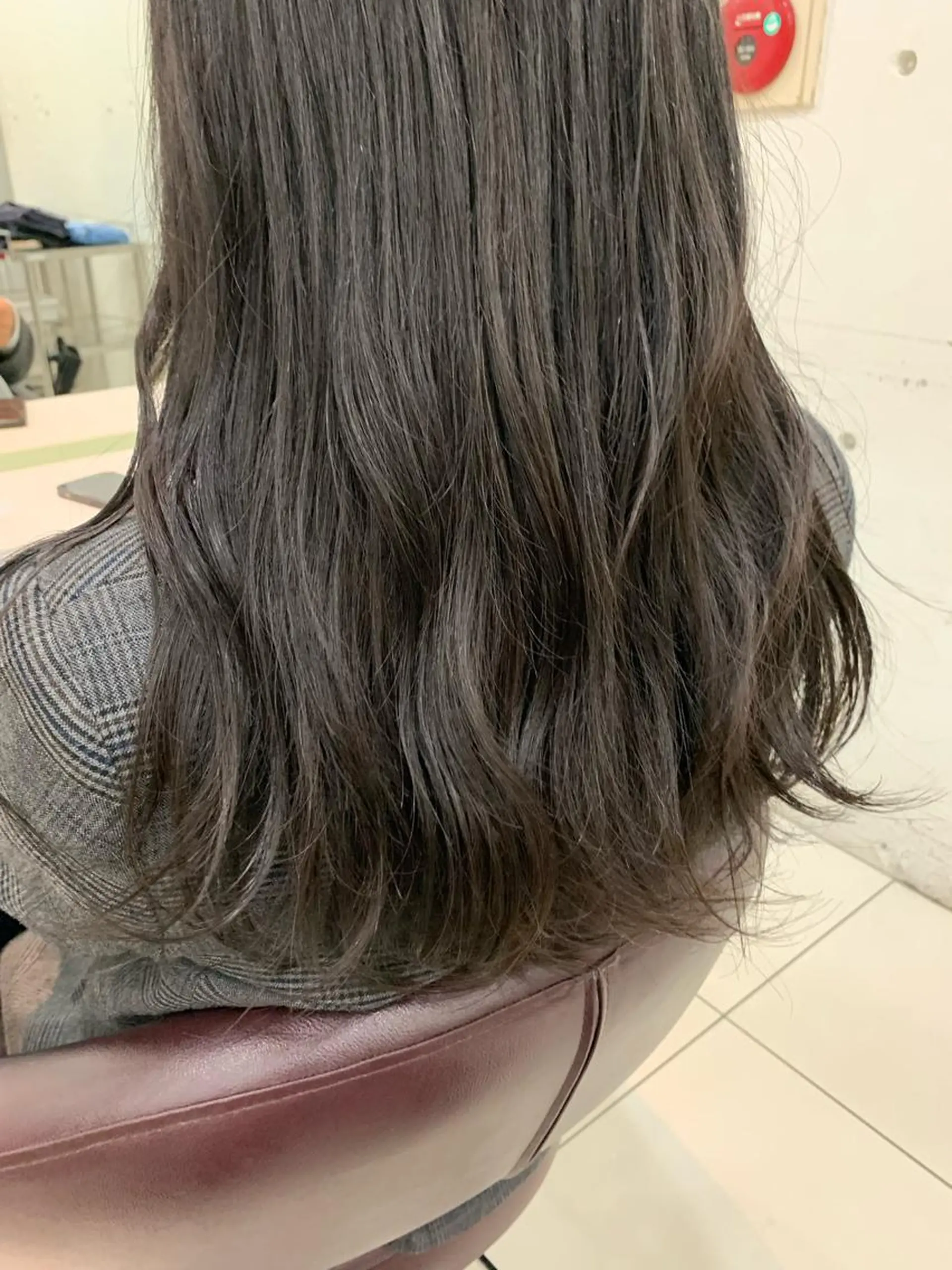 ロング カラー パーマ ヘアアレンジ メンズ アッシュ アッシュグレー アッシュグレージュ グレージュ 原宿パーマ/レイヤー /kazuのヘアスタイル