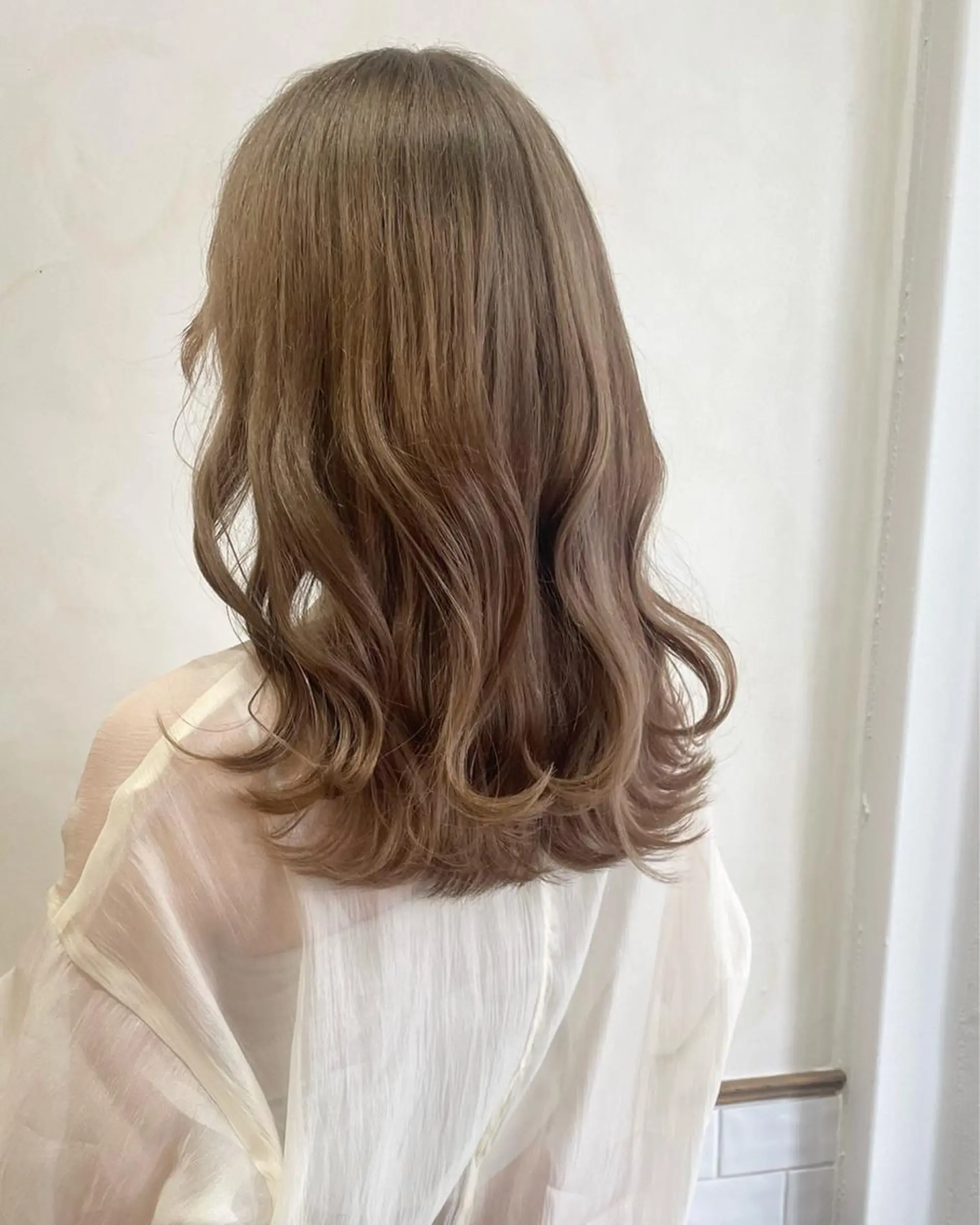 ロング カラー ベージュカラー 透明感カラー カット ヘアカラー ⌇ROMEO京橋店⌇ 鎌谷明星🪷のヘアスタイル