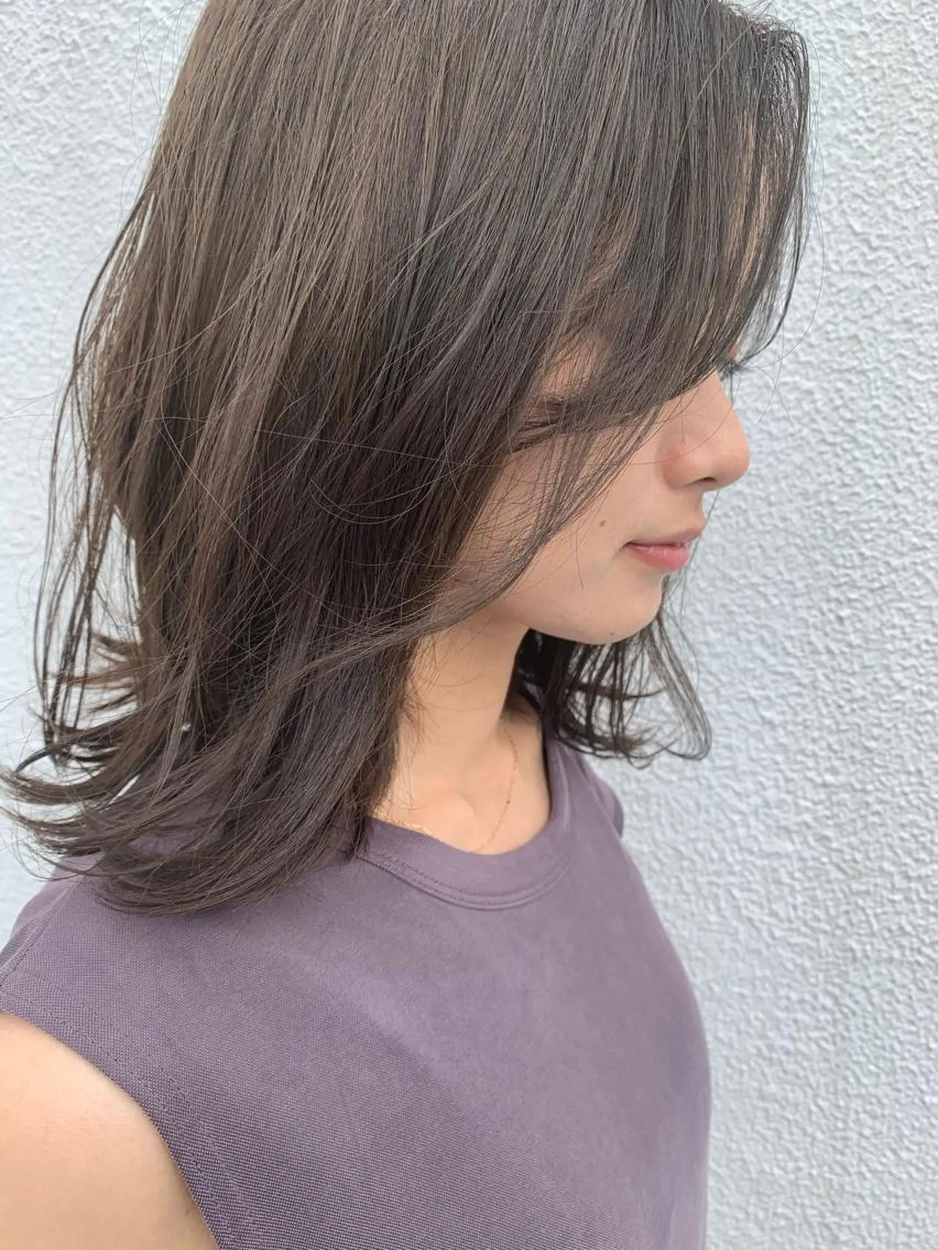 ミディアム ヘアカラー トリートメント hair &make EPICRUMIのヘアスタイル