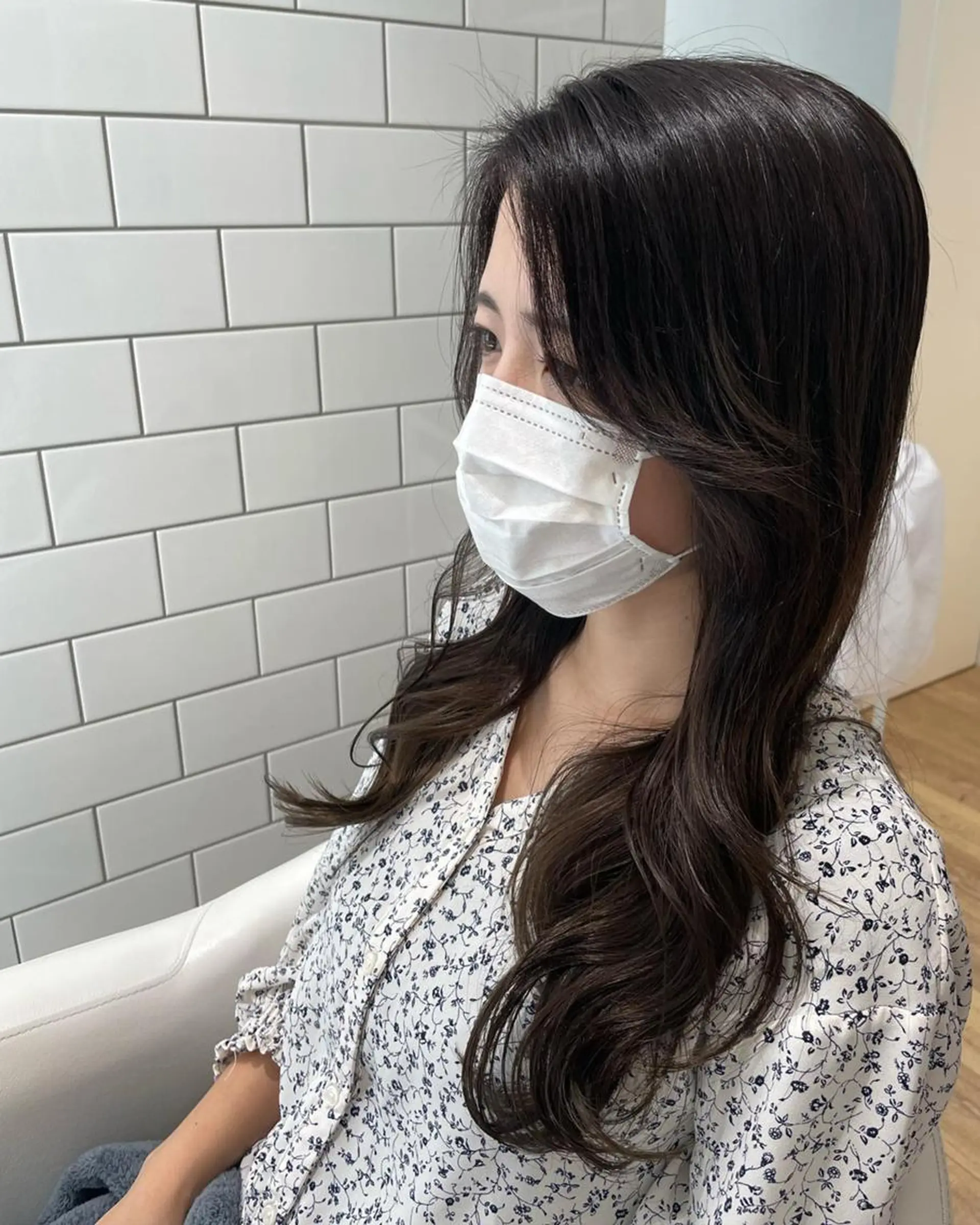 ミディアム カラー パーマ ヘアアレンジ メンズ キッズ ネイル マツエク・マツパ 🫧垢抜けヘア🫧 SHIORIのヘアスタイル