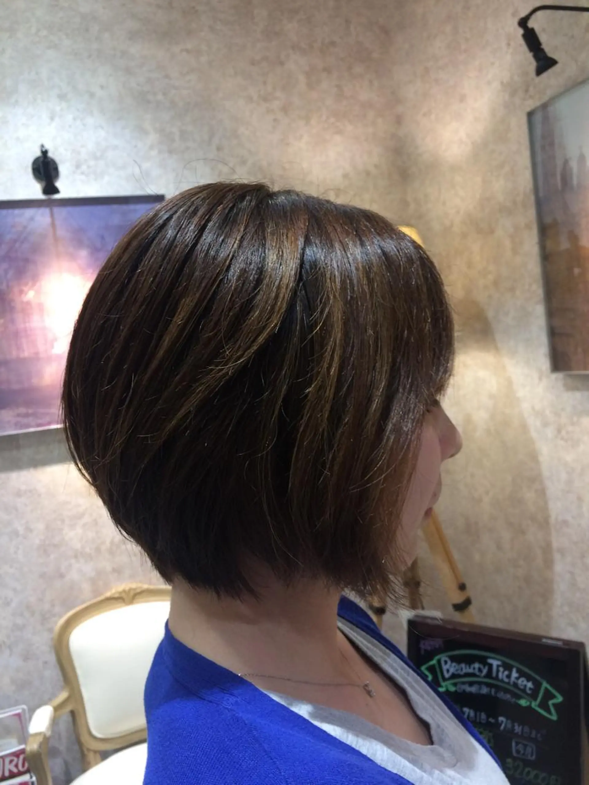 ショート Kobayashi ハイライト/ショートのヘアスタイル