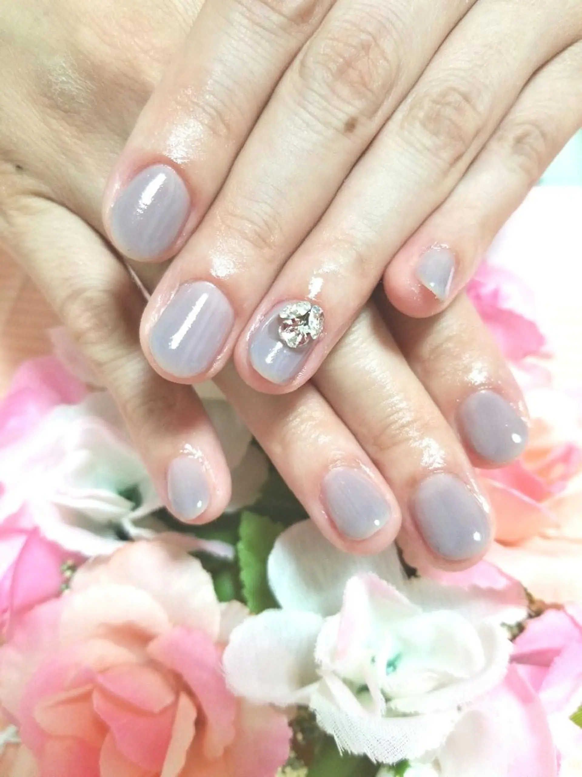 ネイル ワンカラーネイル nail salon ipuniのネイルデザイン