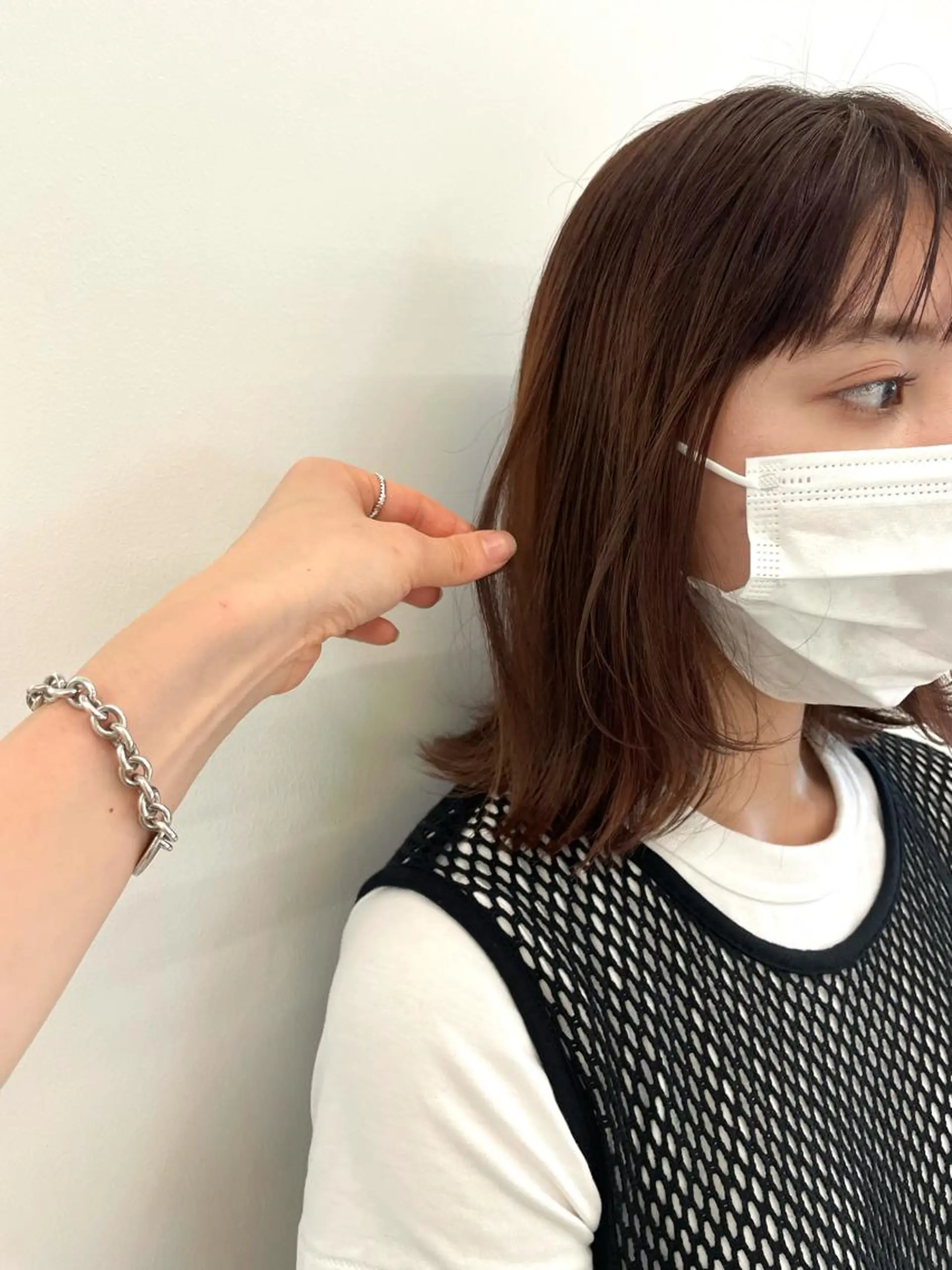 セミロング 遠藤 眞実のヘアスタイル