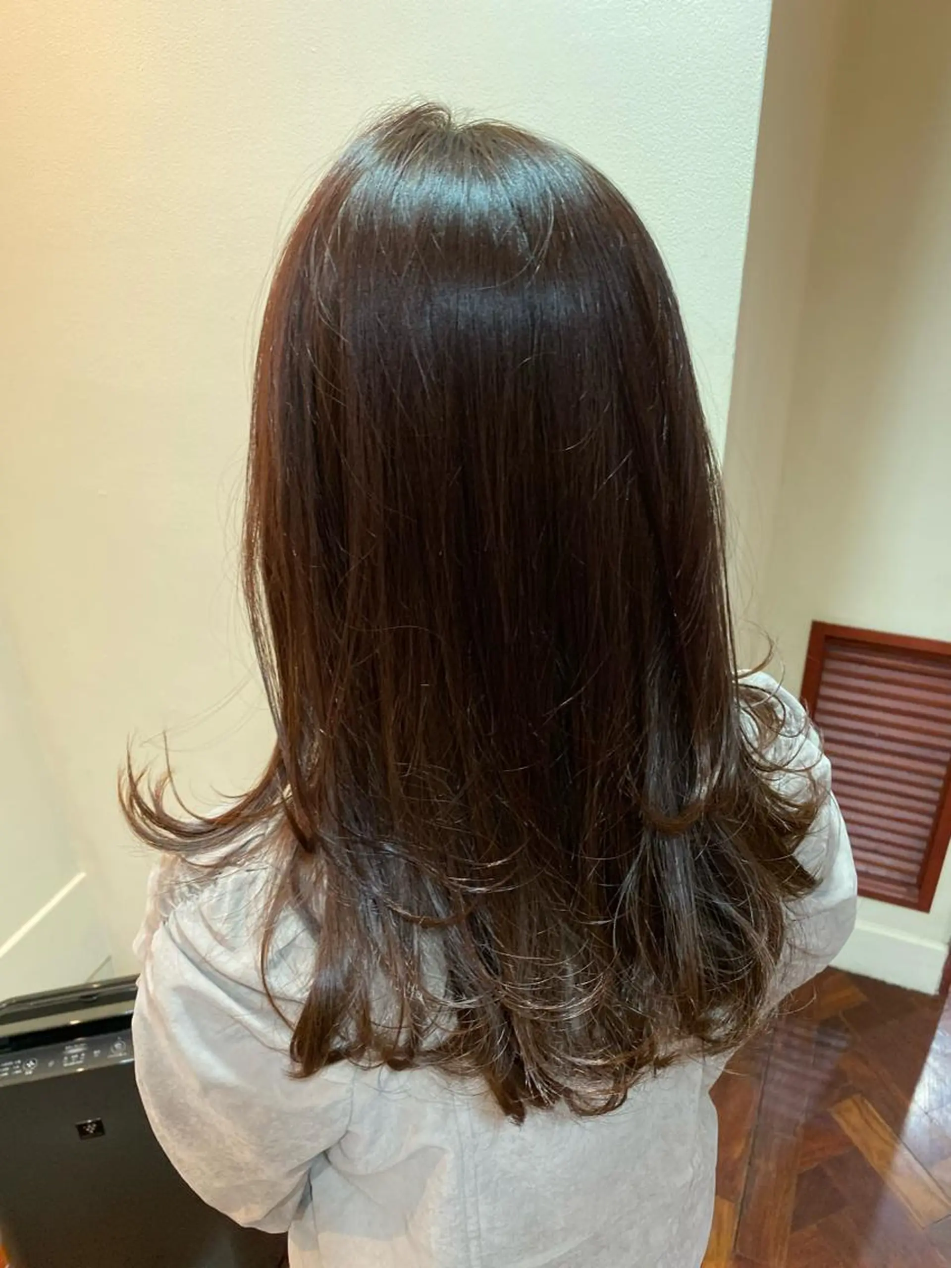 カラー ツヤツヤ縮毛矯正 /美髪カラー 小山のヘアスタイル
