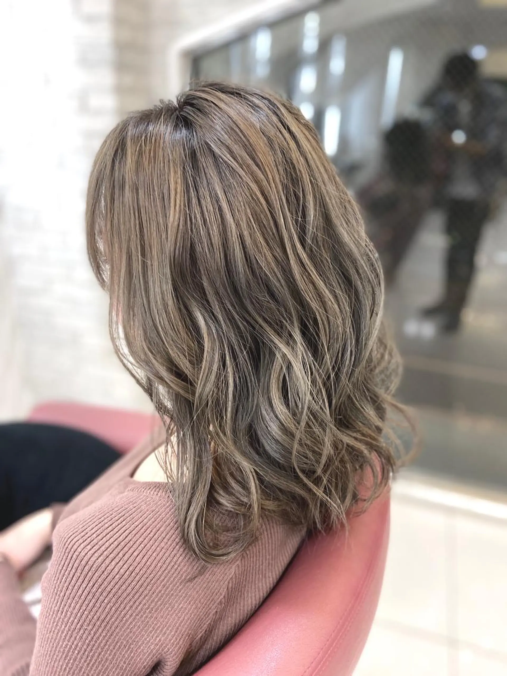 ミディアム カラー 【髪質改善×カラー】 QUALIS沓掛貴浩のヘアスタイル