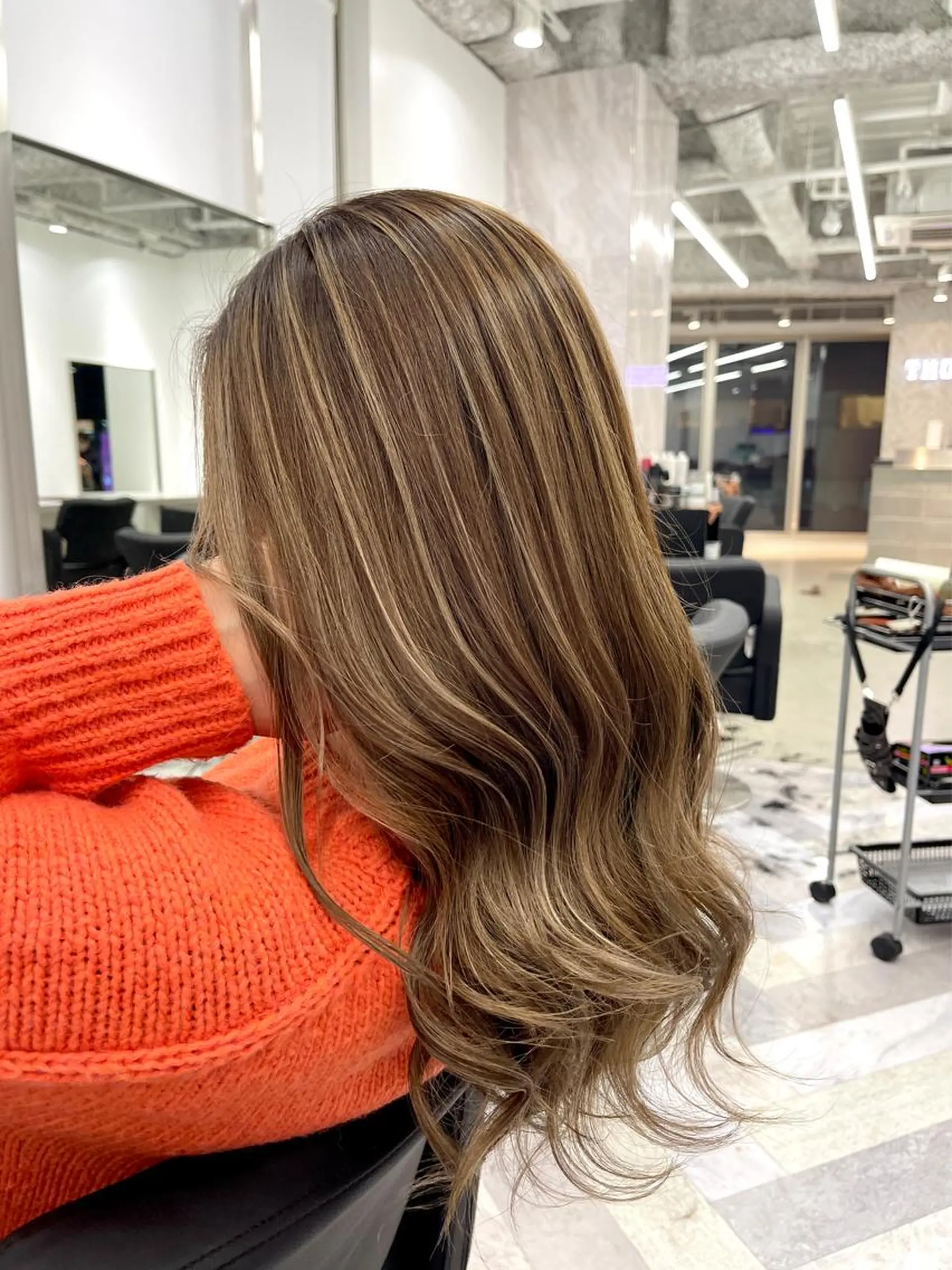 ロング カラー カット ヘアカラー himeka🪽 アレンジ/ブリーチのヘアスタイル