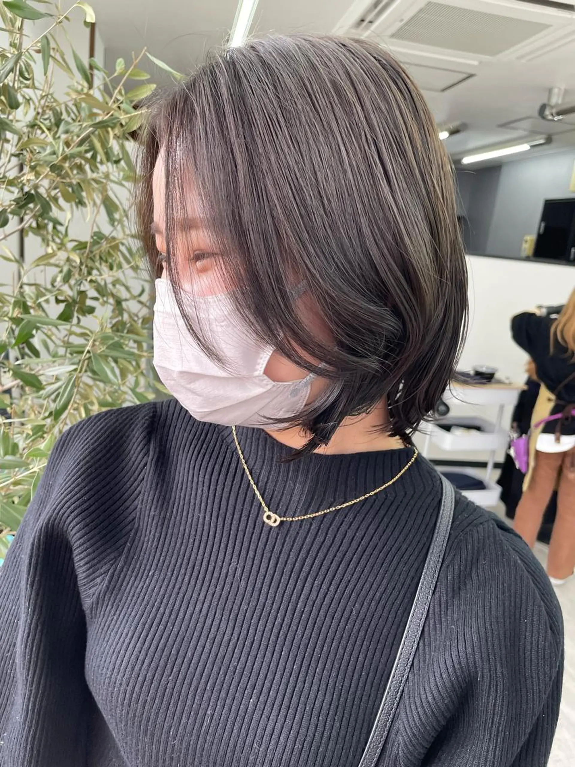 カラー ハイライトカラー オノ アカネのヘアスタイル