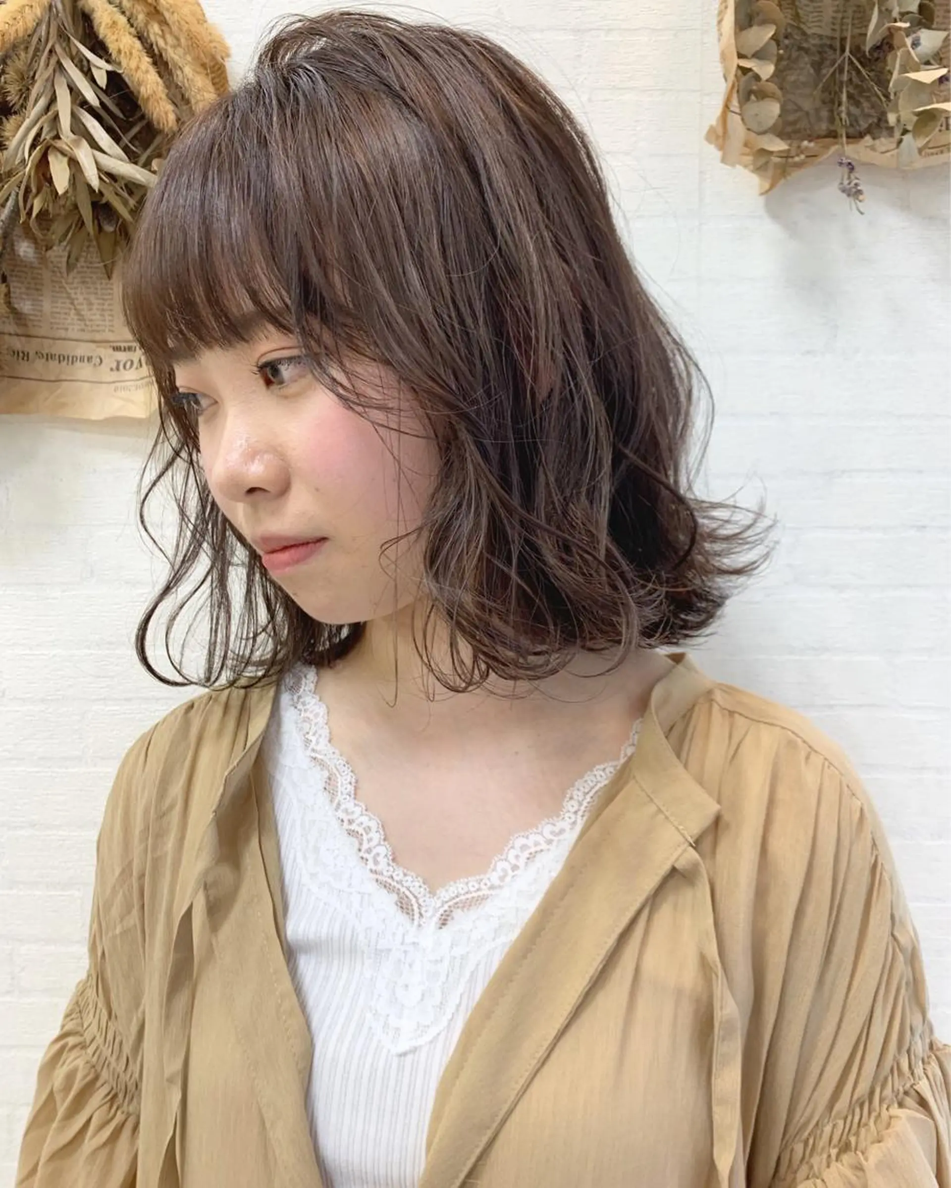 ショート カラー 立川 奈那子のヘアスタイル