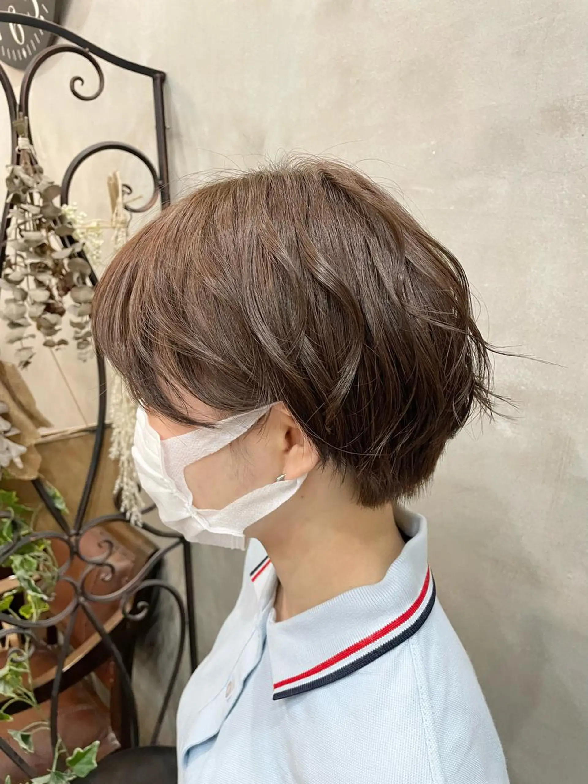 ショート カラー ヘアアレンジ ショートヘア カット ヘアカラー トリートメント 【ピンク/韓国ヘア/ ヘアセット】亜海のヘアスタイル