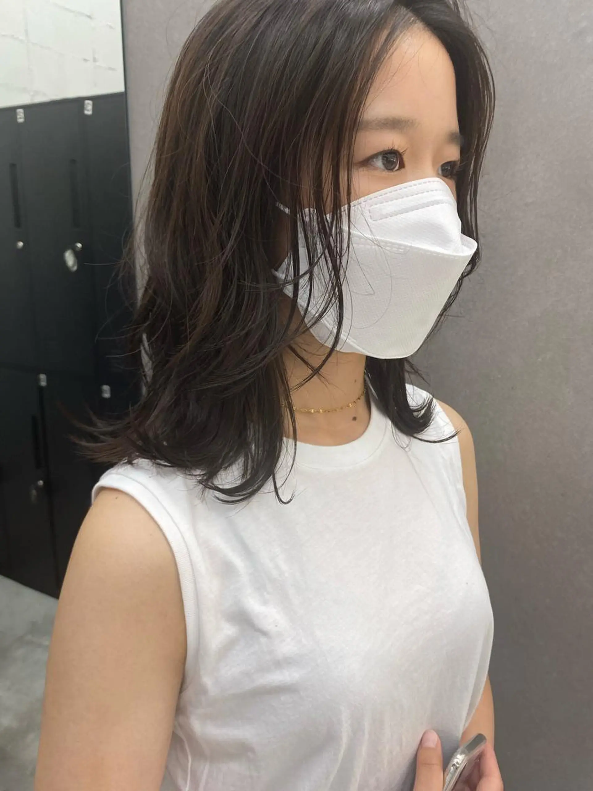 ミディアム カラー パーマ ヘアアレンジ メンズ キッズ ネイル マツエク・マツパ メンズハイトーン ハイトーンカラー ピンクカラー カラーマツエク ボブ 韓国🇰🇷レイヤー カットオリーブカラーのヘアスタイル