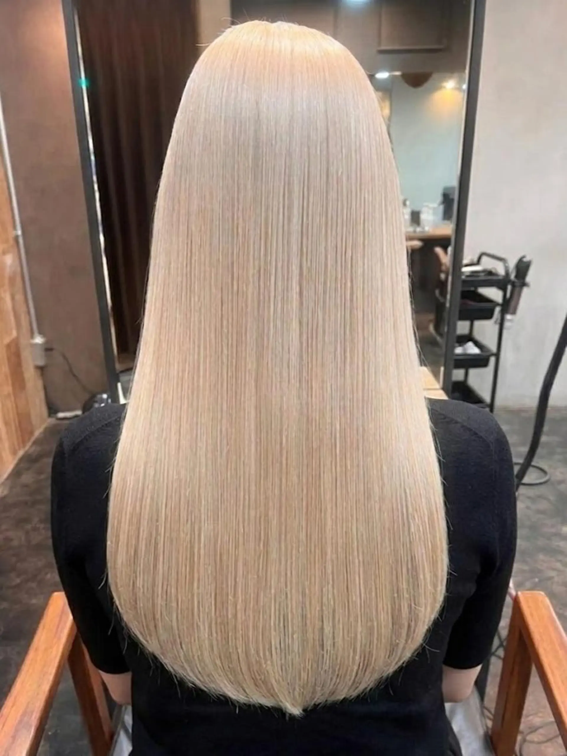 カラー カット ヘアカラー トリートメント 海外レイヤー/ ブロンドKazuhaのヘアスタイル