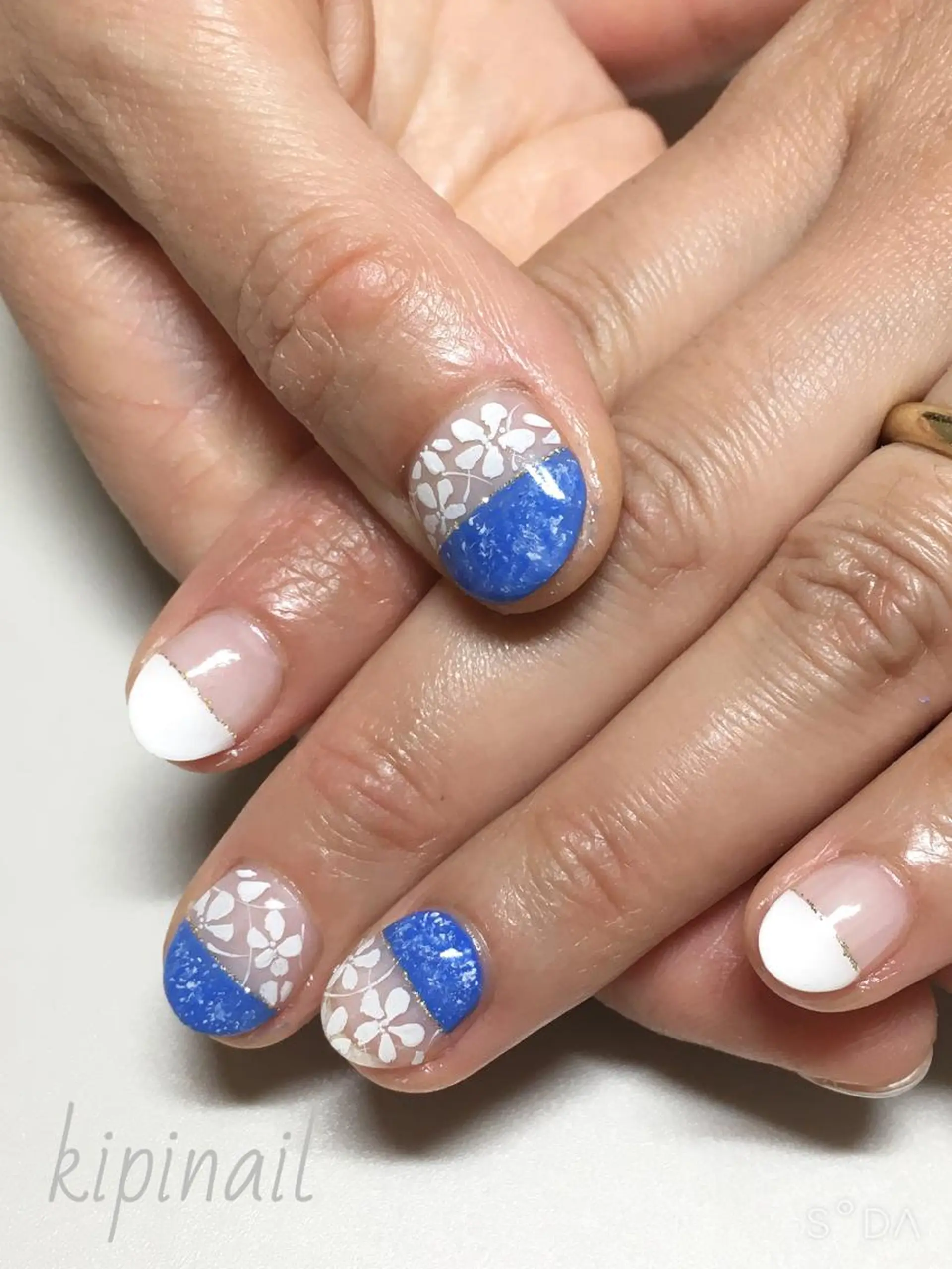 ネイル アートネイル フラワーネイル kipinail 川﨑えりかのネイルデザイン