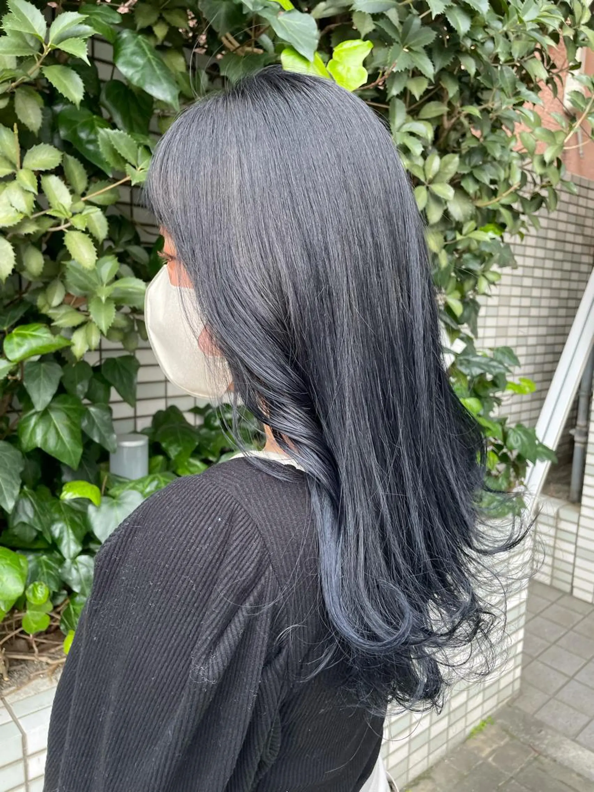 セミロング カワシマ セイカのヘアスタイル