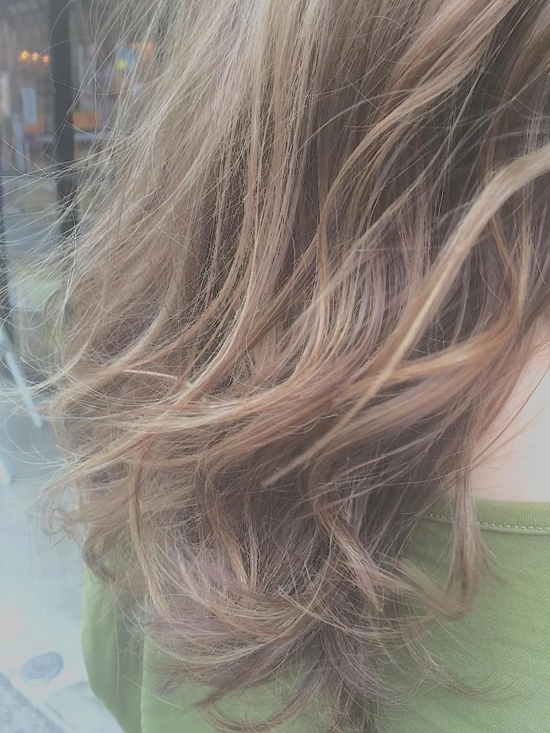 ロング カラー パーマ ヘアアレンジ ハイライトカラー ハイライト トリートメント 【白髪ぼかし 専門GBG】自由が丘のヘアスタイル