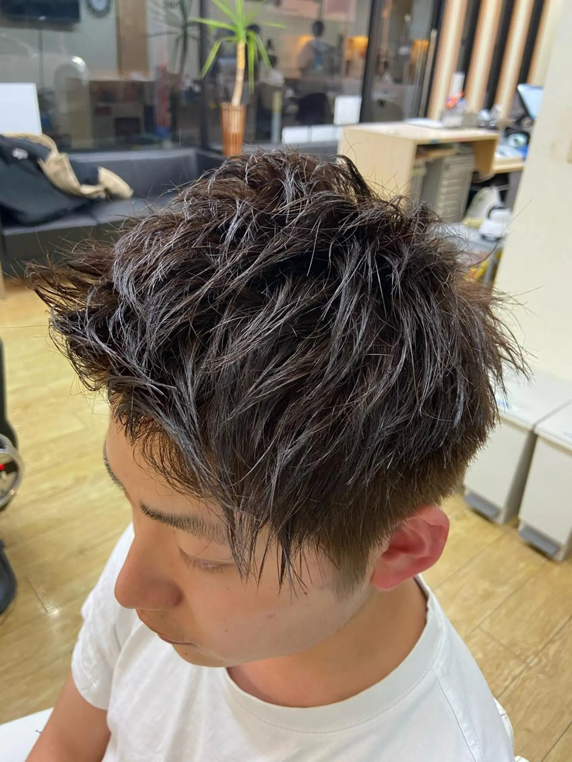 ミディアム カラー dunhill 斉藤 大樹/メンズカットのヘアスタイル