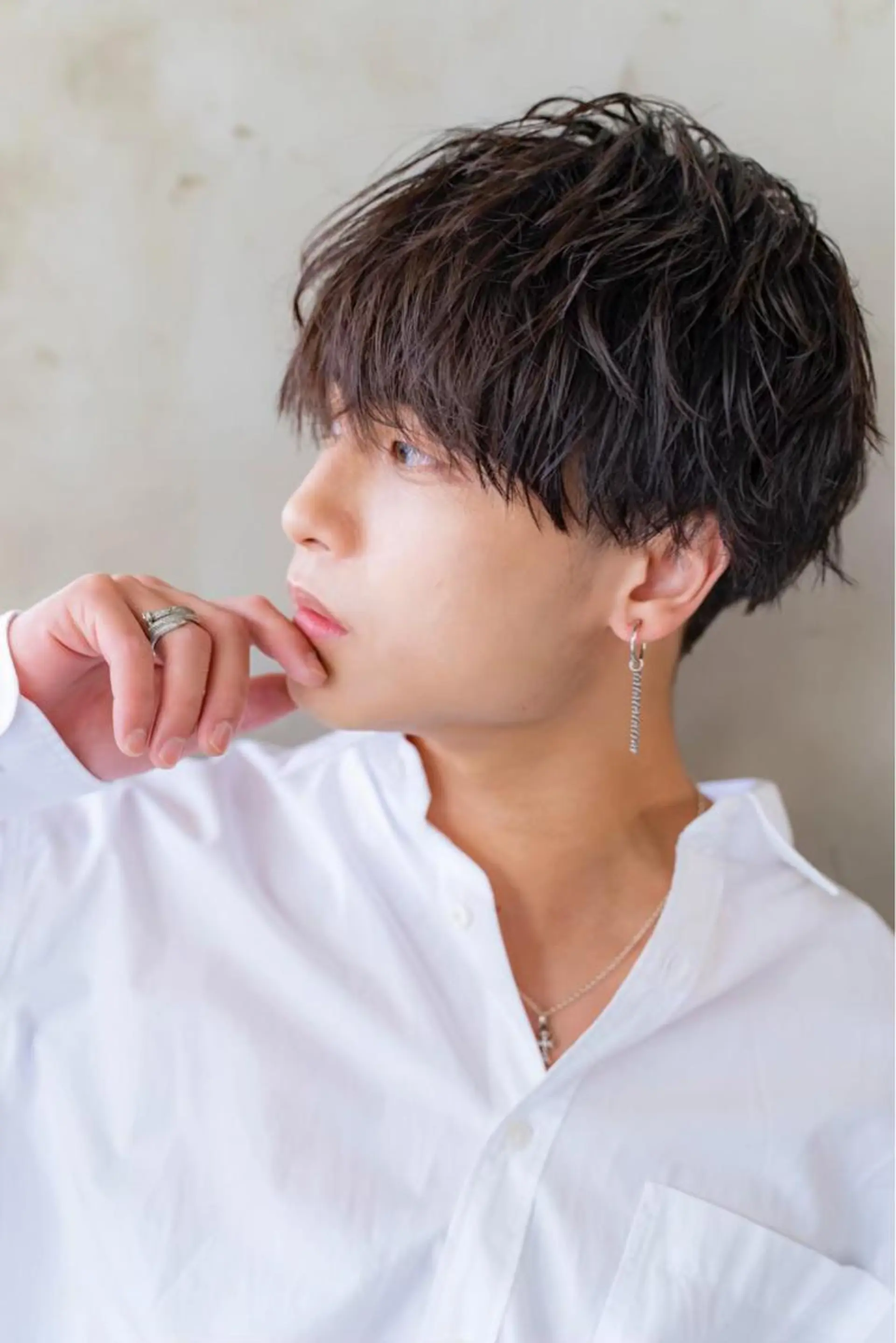 パーマ メンズ グレージュカラー🤎 mai🤎のヘアスタイル