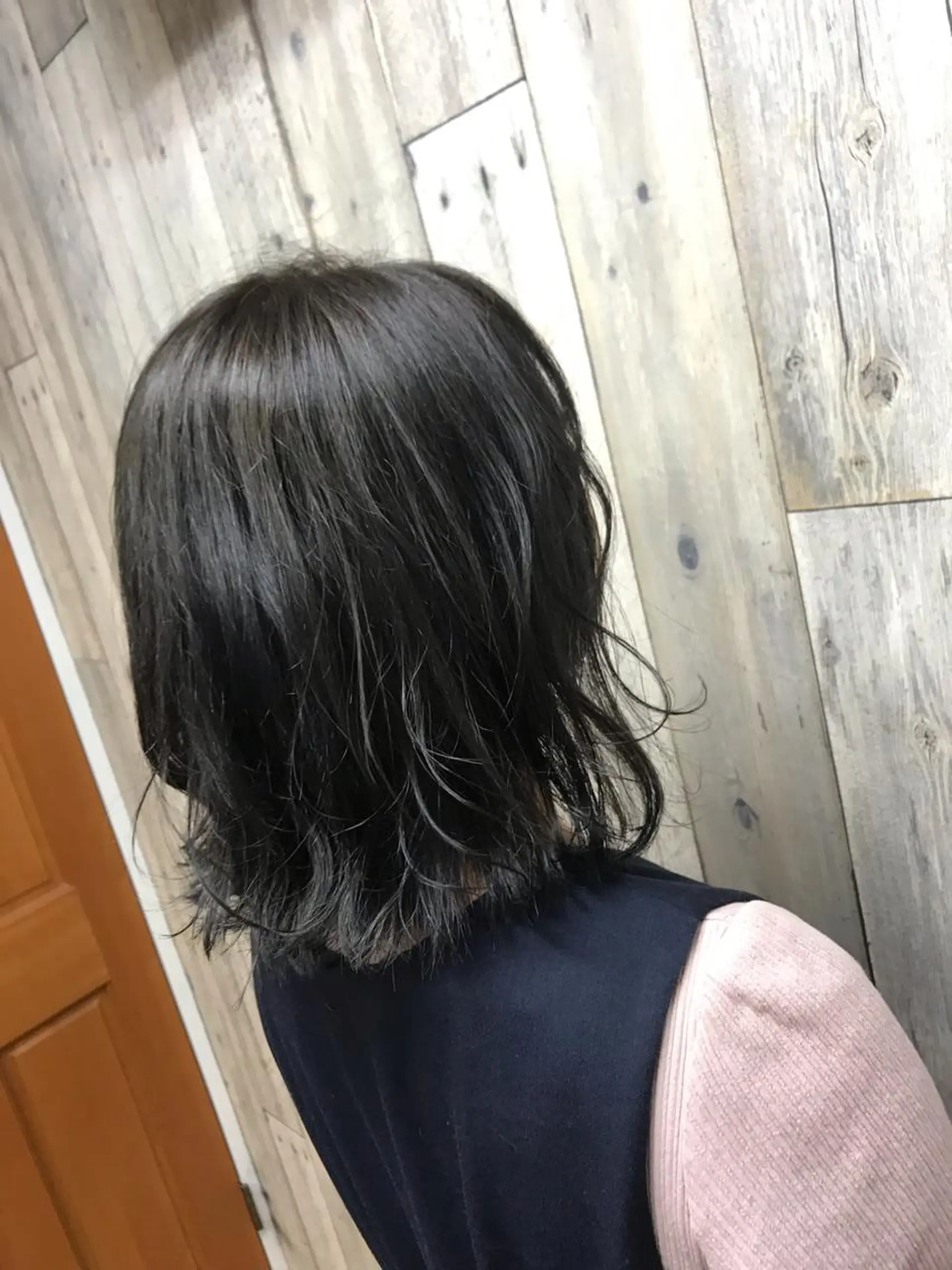 ミディアム カラー パーマ ヘアアレンジ メンズ キッズ 透明感カラー ダークグレー ダークグレージュ グレージュ Forest. -髪質改善-のヘアスタイル