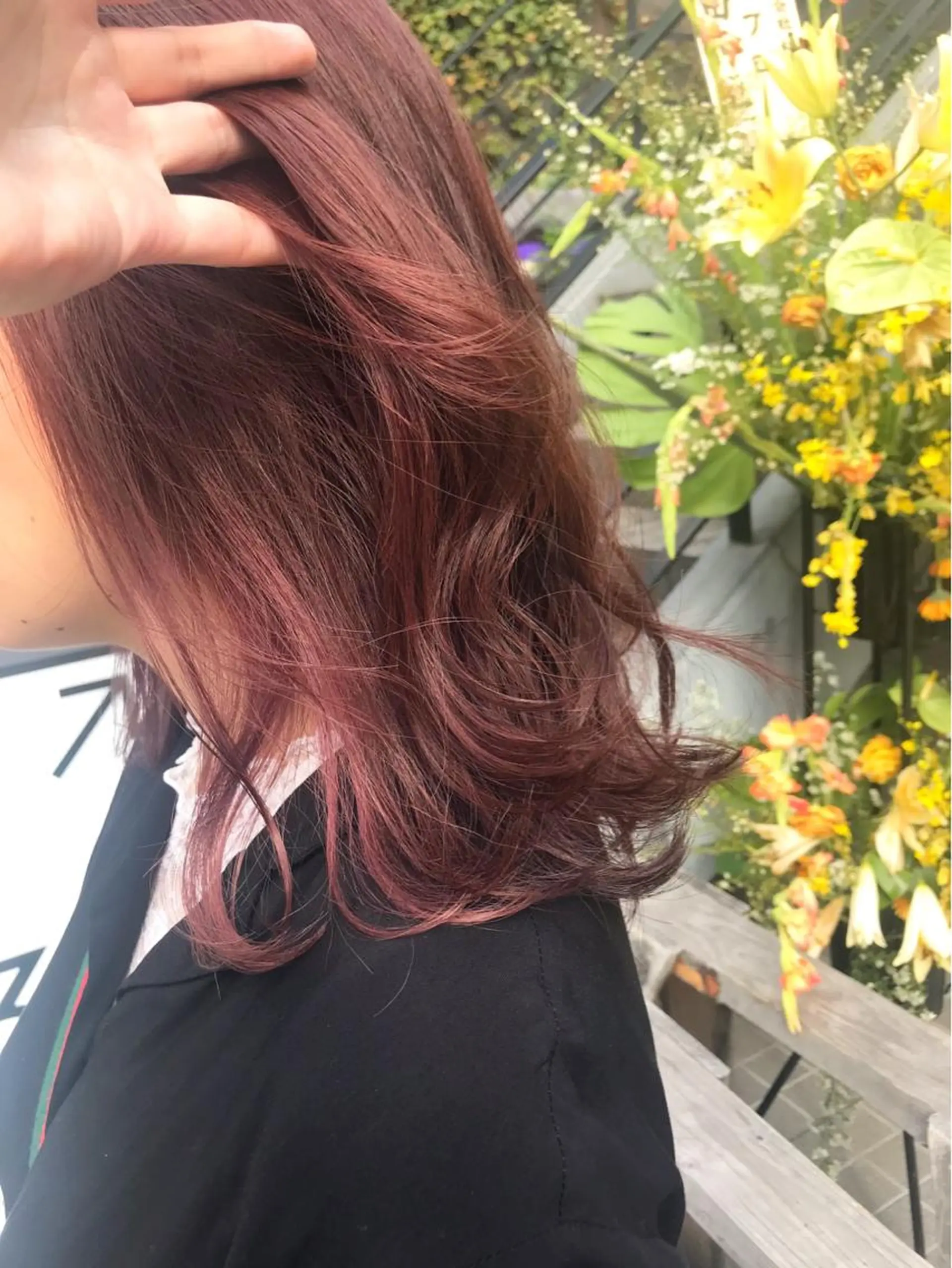 セミロング カラー BEBE所属・ご新規様限定 透明感カラーKANAのヘアスタイル