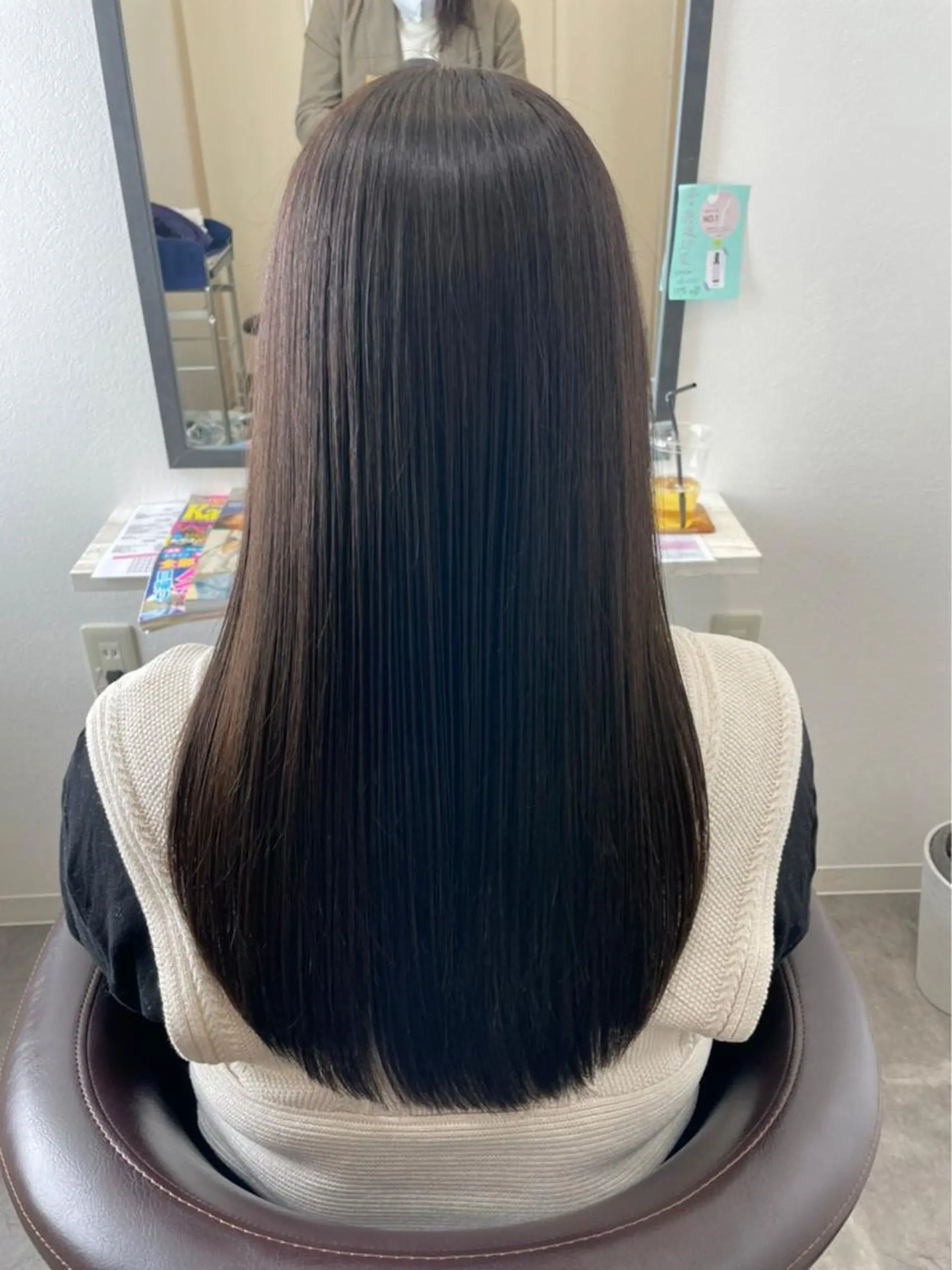 ロング 髪質改善 縮毛矯正 マスイ カイセイのヘアスタイル