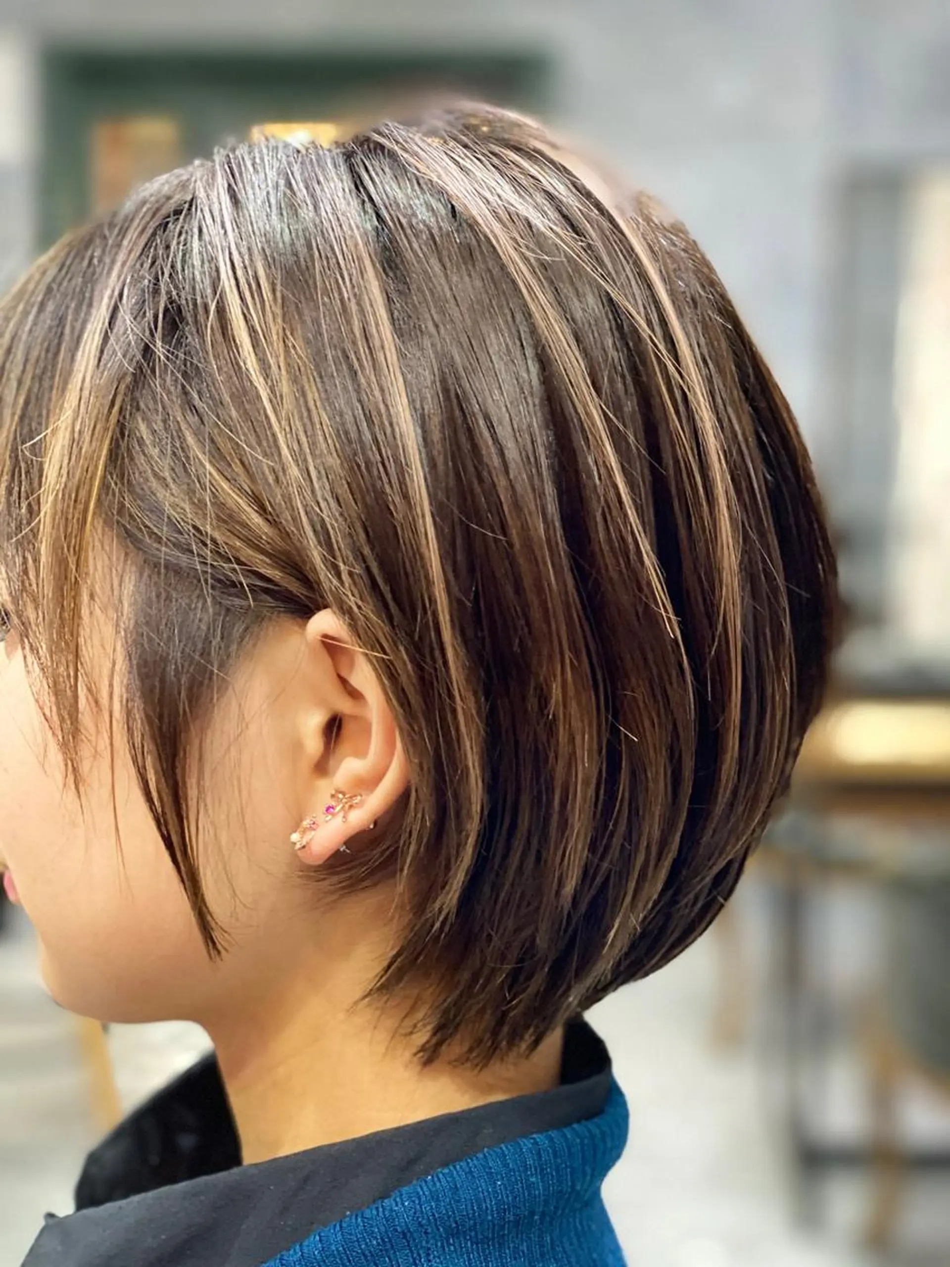 ショート ハイライト カット Root所属・加藤 琢也のヘアスタイル