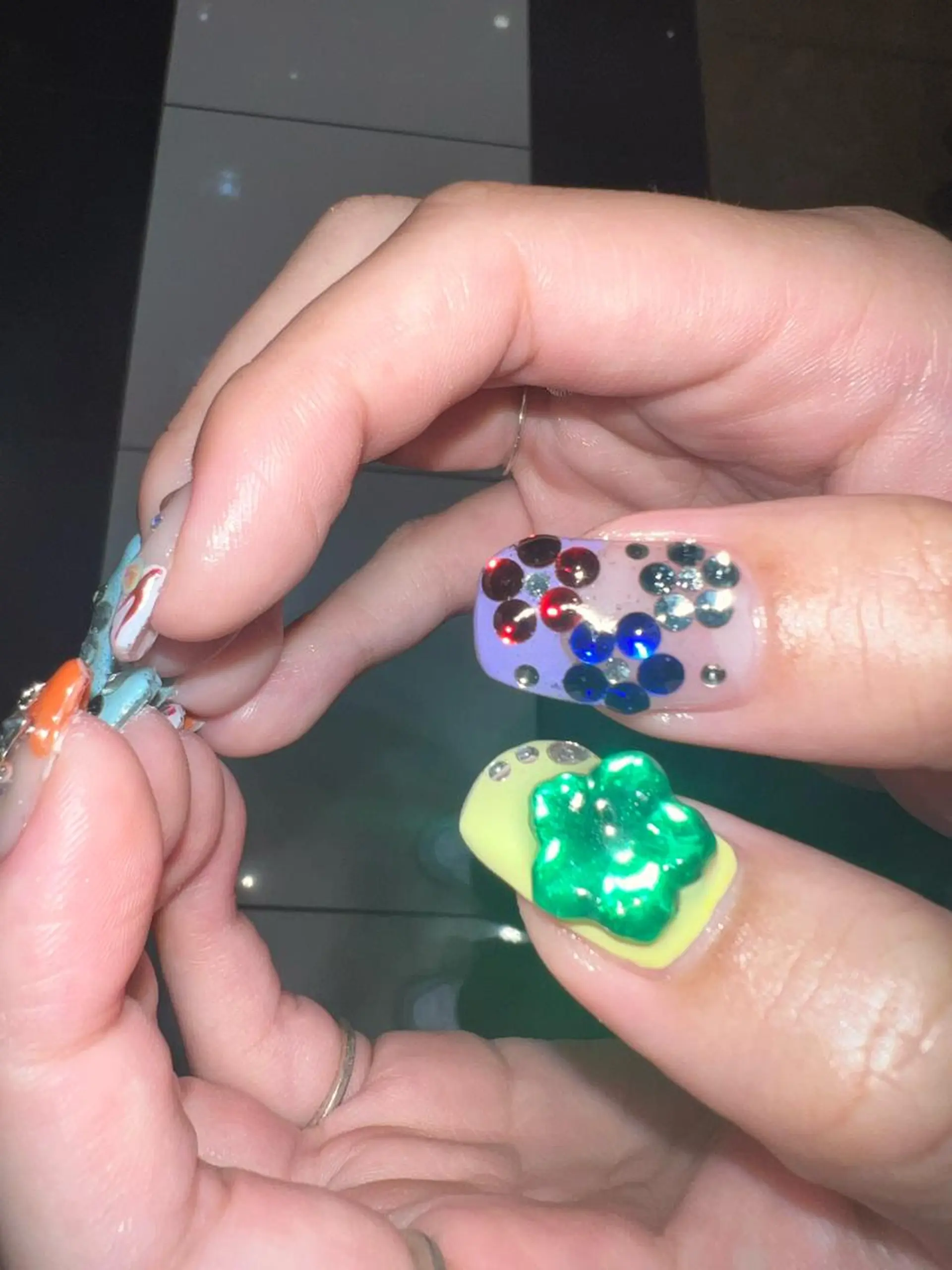 ネイル 個性派／中韓ネイル SAKURAのネイルデザイン