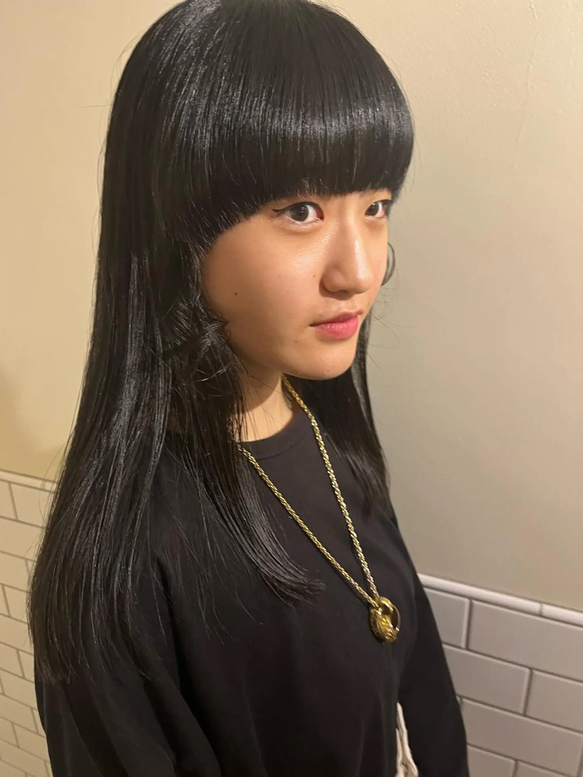 セミロング カラー ヘアアレンジ カット トリートメント ヘッドスパ ヘアセット 🦮shiori アイドルオタク🦮のヘアスタイル