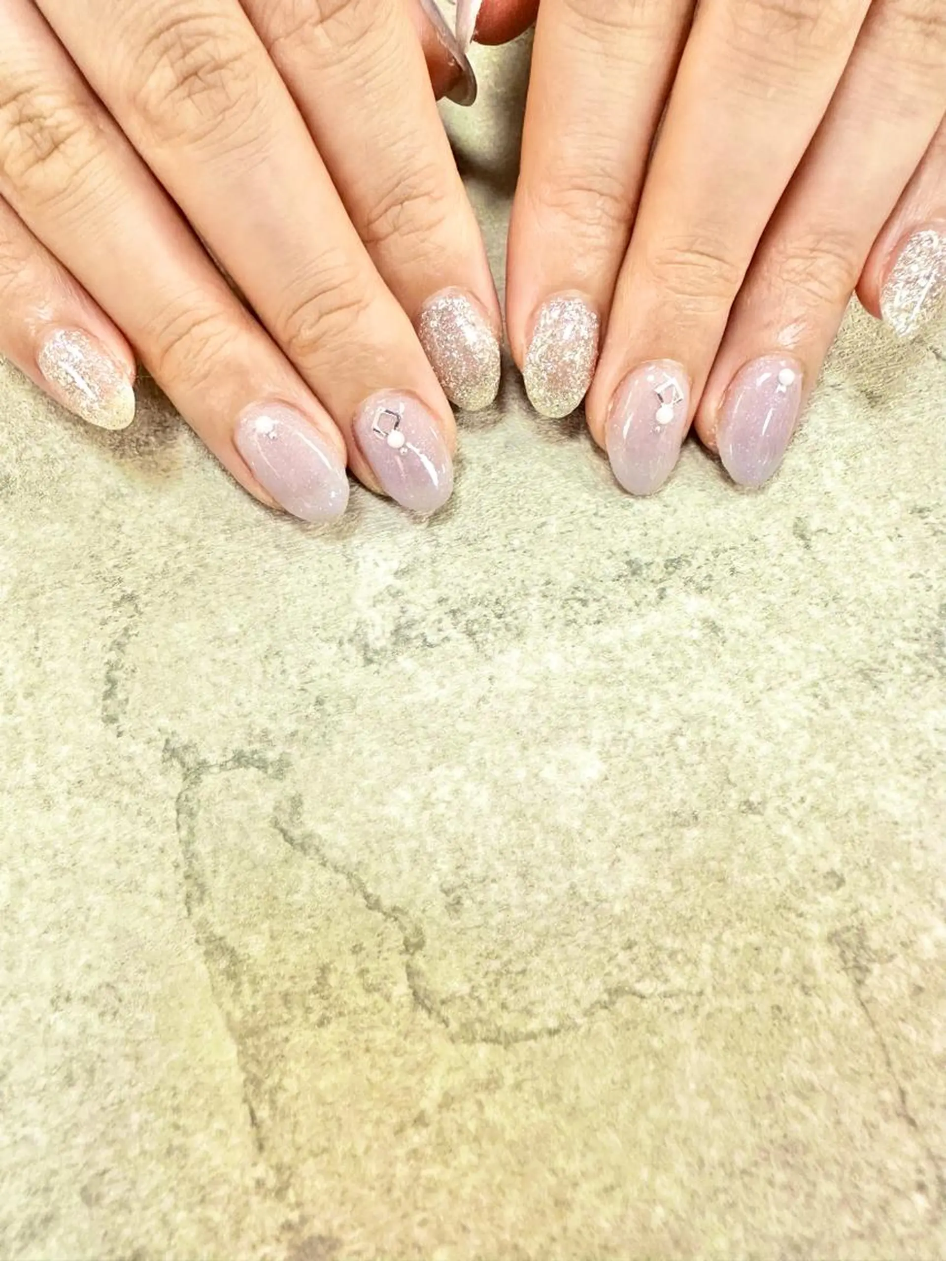 ネイル フットネイル フレンチネイル ジェルネイル グラデーション キラキラネイル ハンドネイル .N YUKIのネイルデザイン