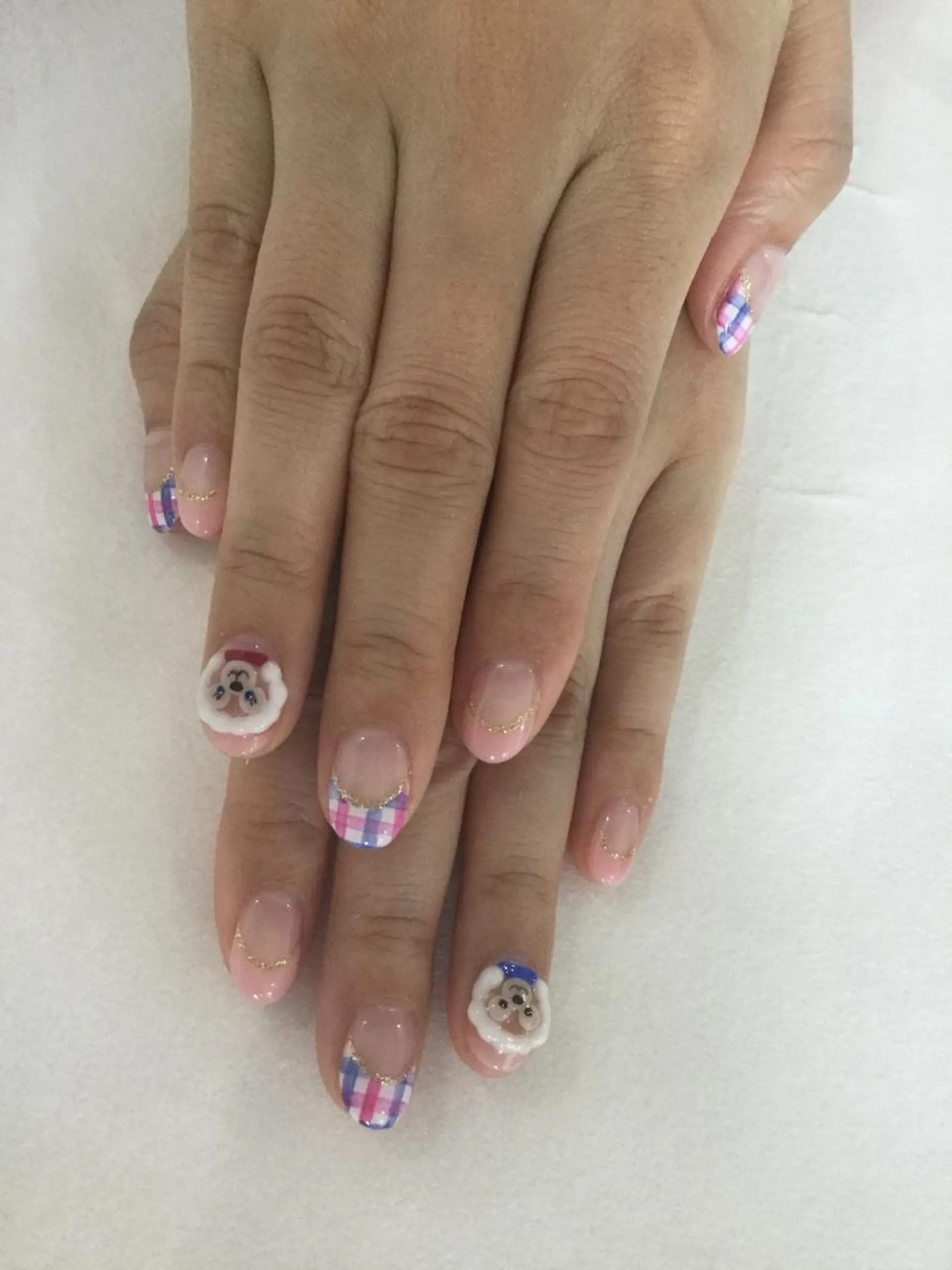 ネイル ハンドネイル 💎🐰 saki. m 🐰💎のネイルデザイン