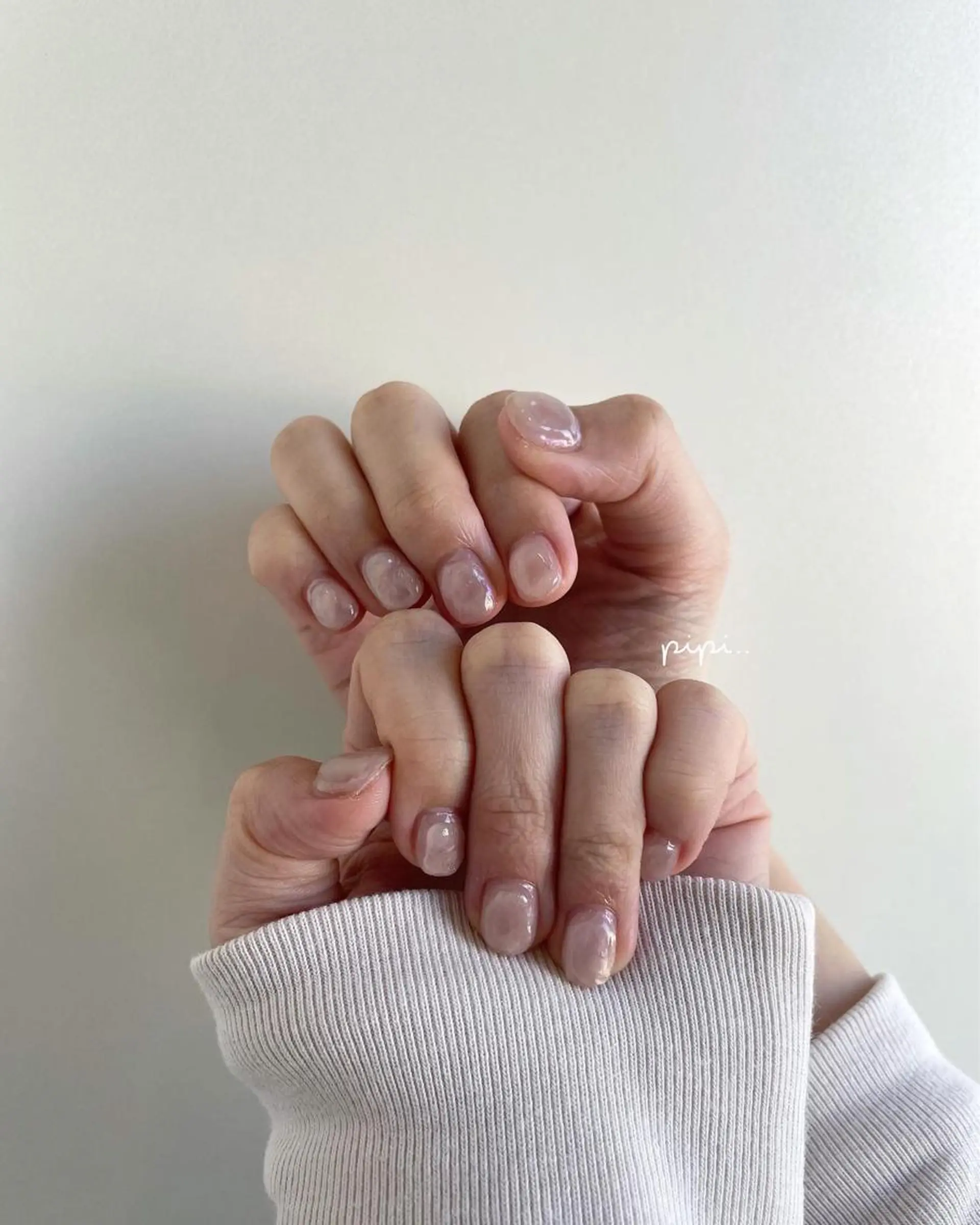 ショート ネイル オーロラネイル pipi ..のネイルデザイン