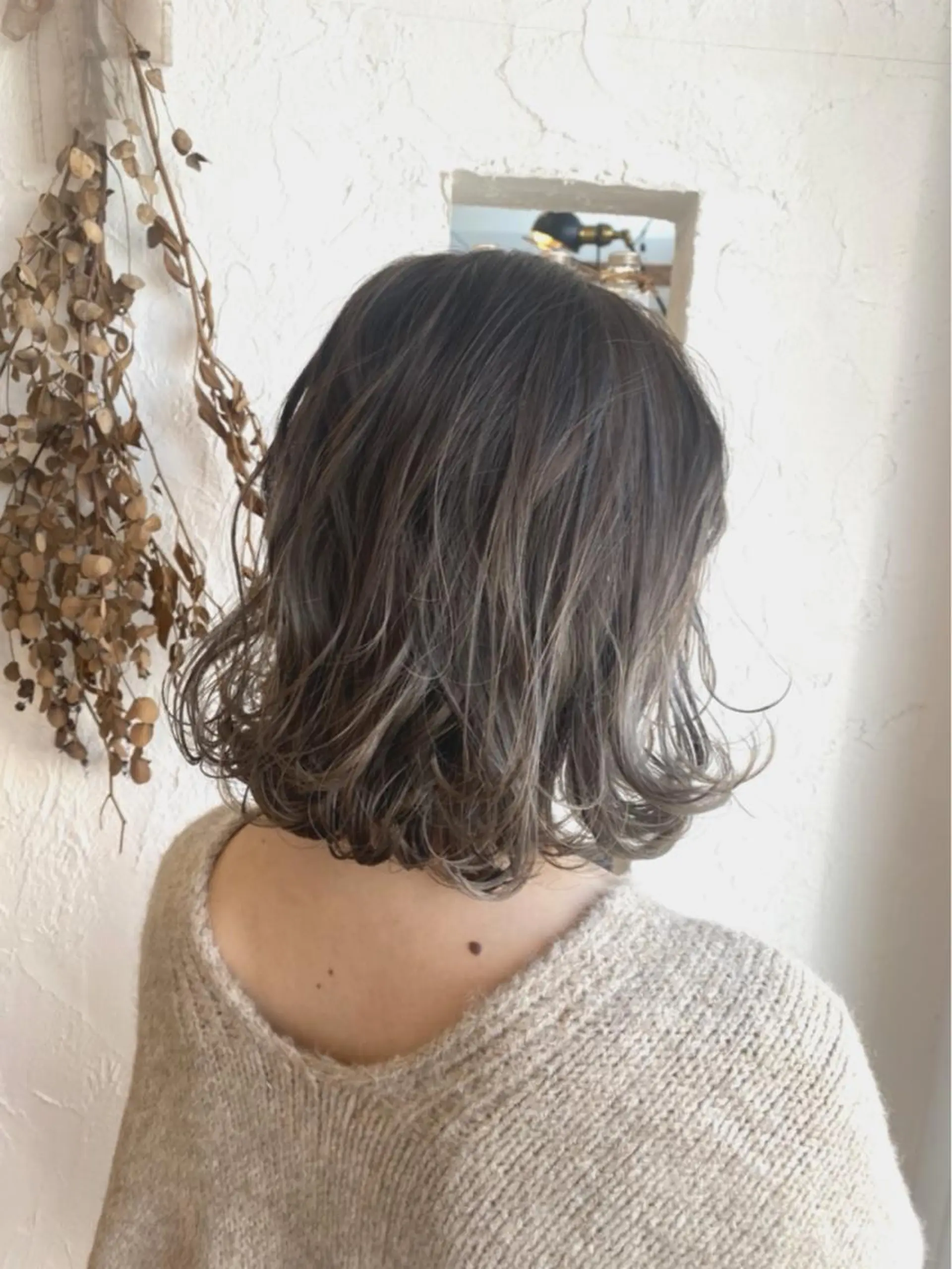 ミディアム カラー パーマ 豊橋美容院 ソンリエのヘアスタイル