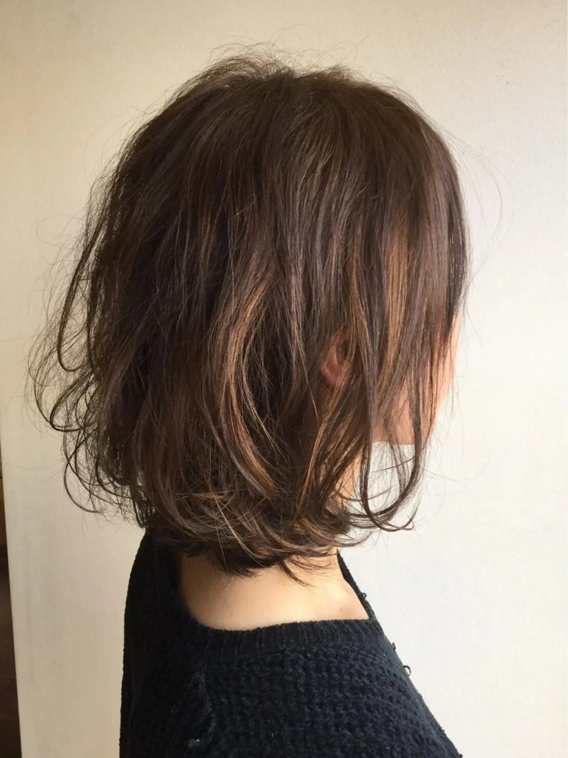 ミディアム カラー ハイライトカラー ハイライト ✨白髪ぼかし 🍀MINAKO☆のヘアスタイル