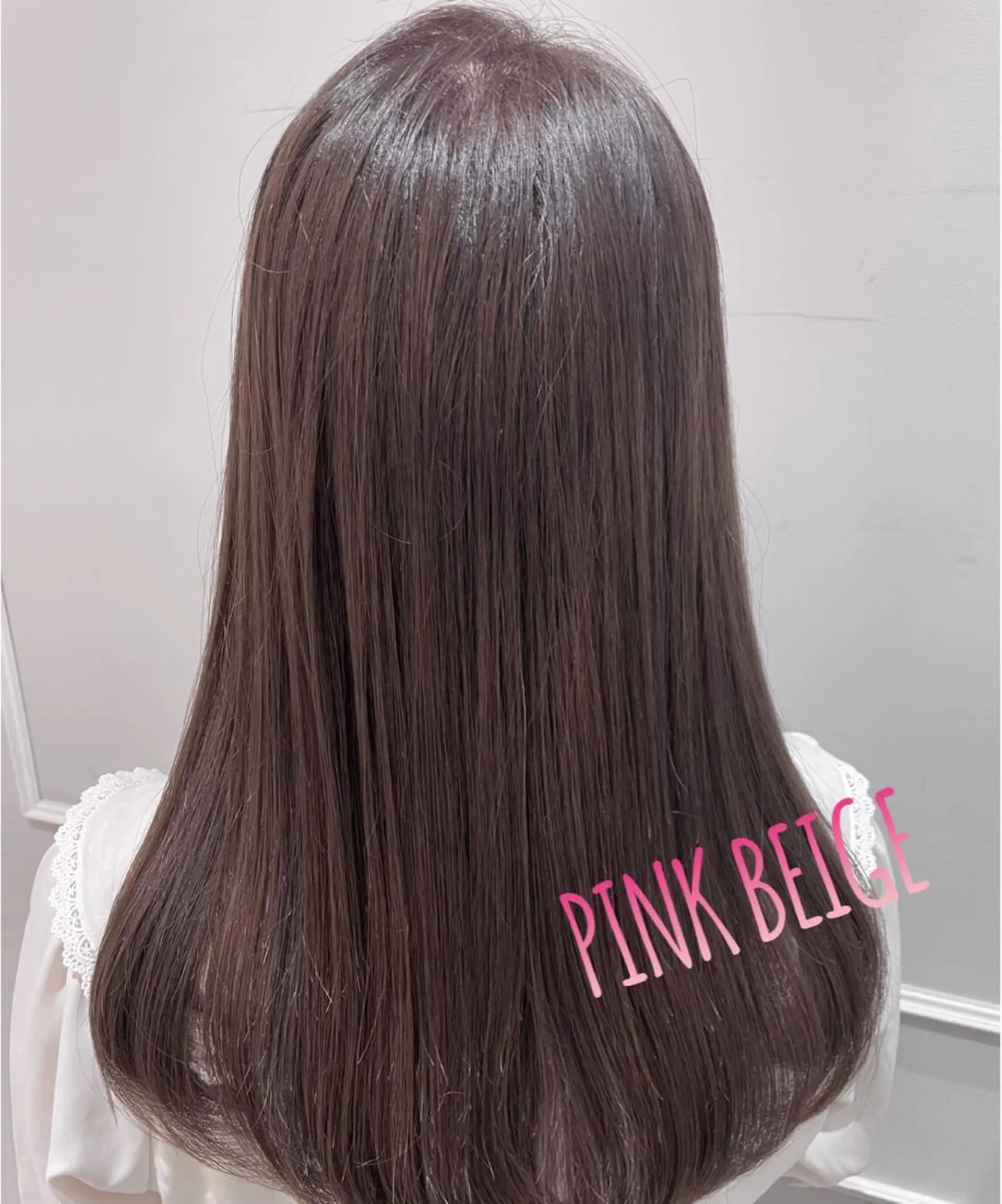 ロング カラー ブリーチ ブリーチなしカラー カット ヘアカラー トリートメント 💎小顔前髪&髪質 改善カラー💎片桐のヘアスタイル