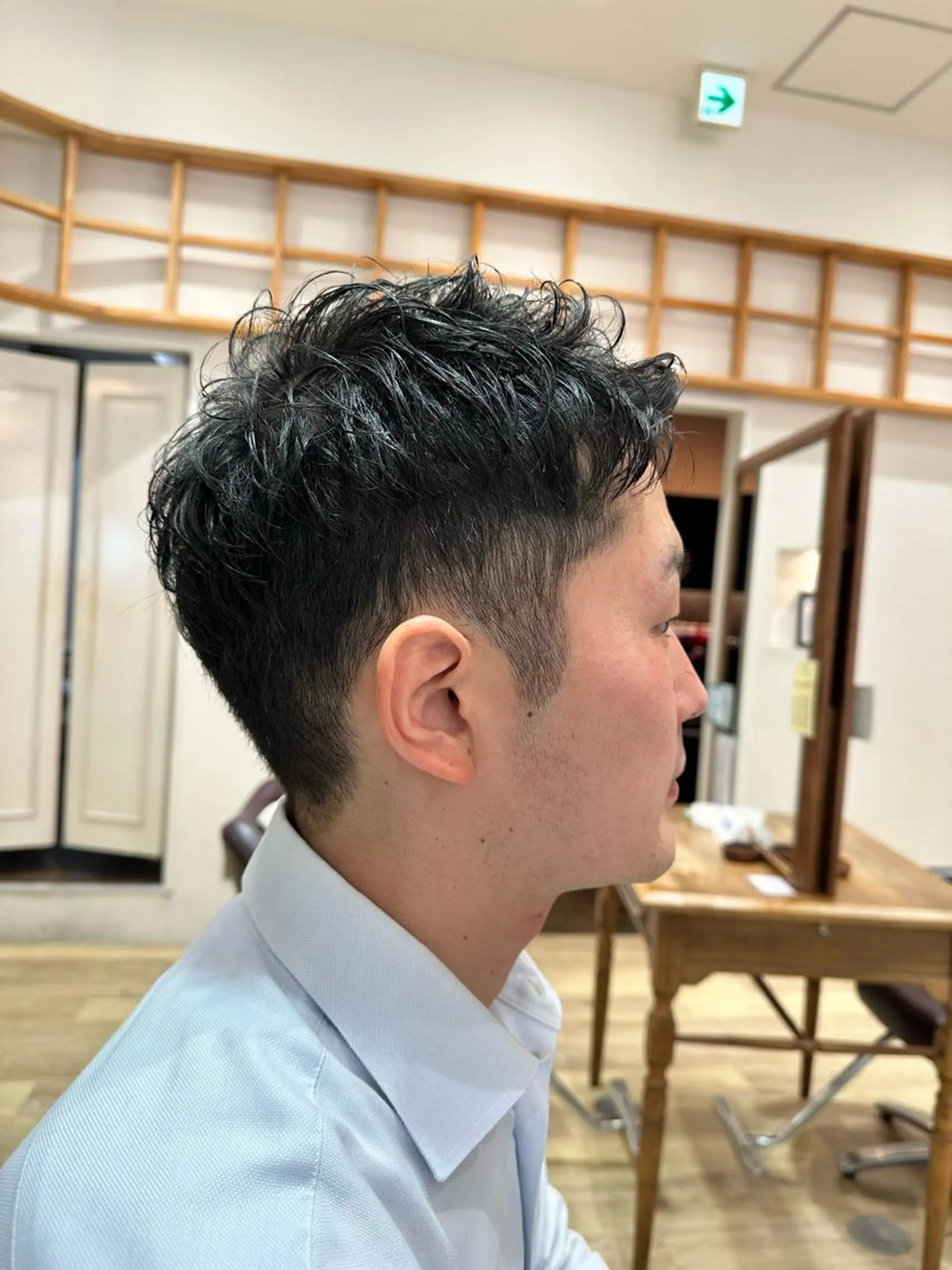 メンズ メンズパーマ 刈り上げ 宮原 智美のヘアスタイル