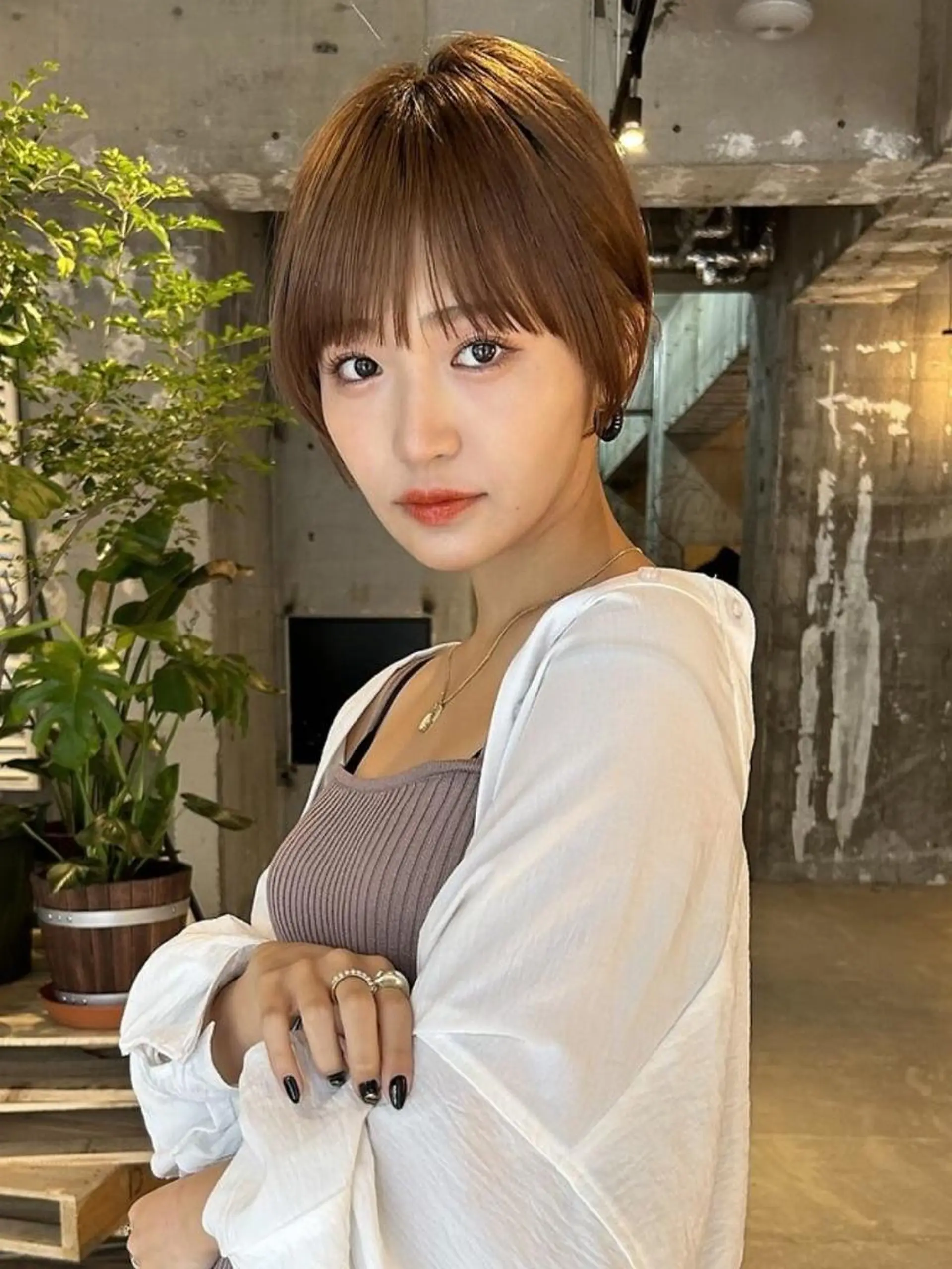 ショート ショートヘア カット ヘアカラー 渋谷ハチ公口徒歩３分 🌈ヘアサロンM渋谷のヘアスタイル