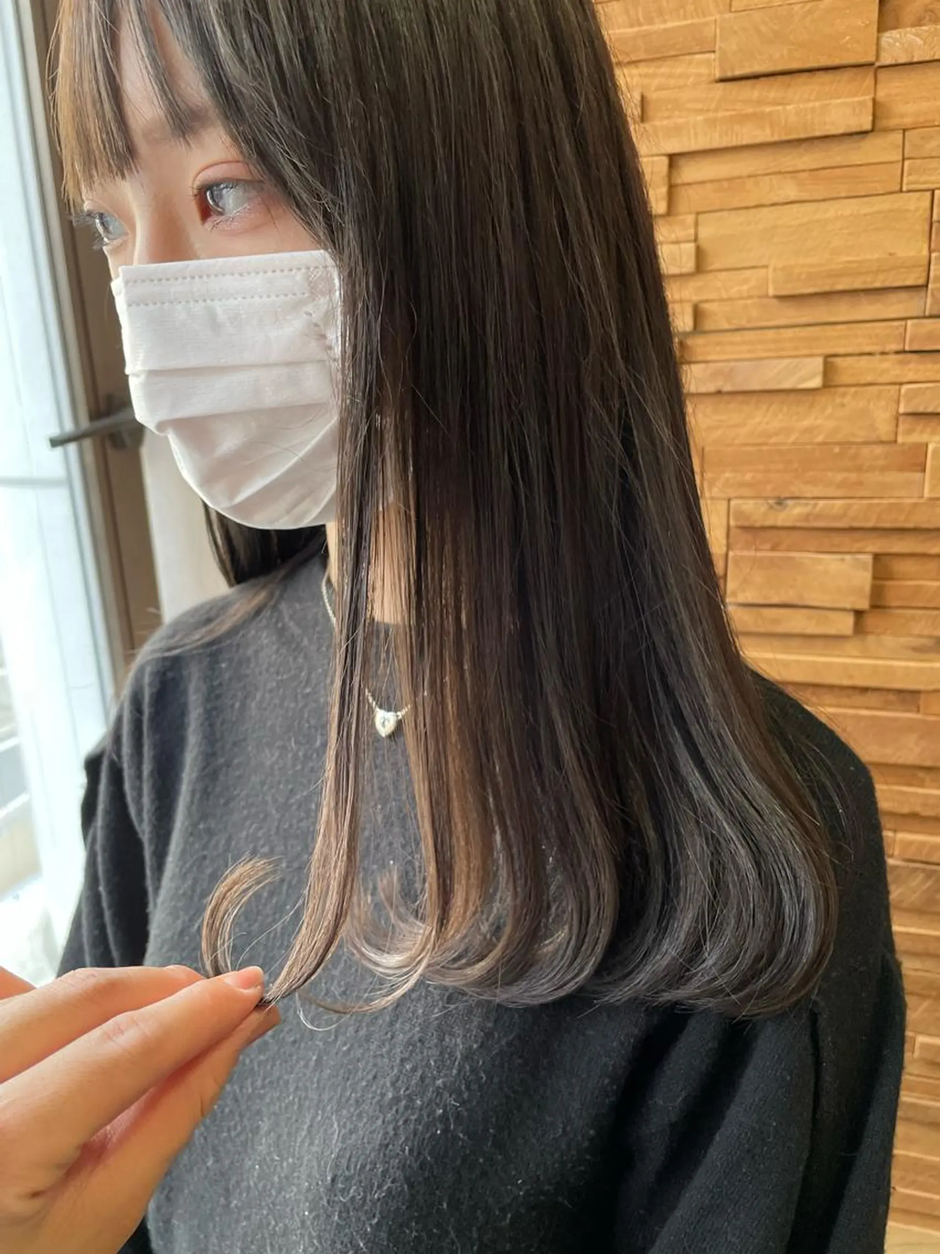 ロング カラー カット ヘアカラー トリートメント 福田 ジュンキのヘアスタイル